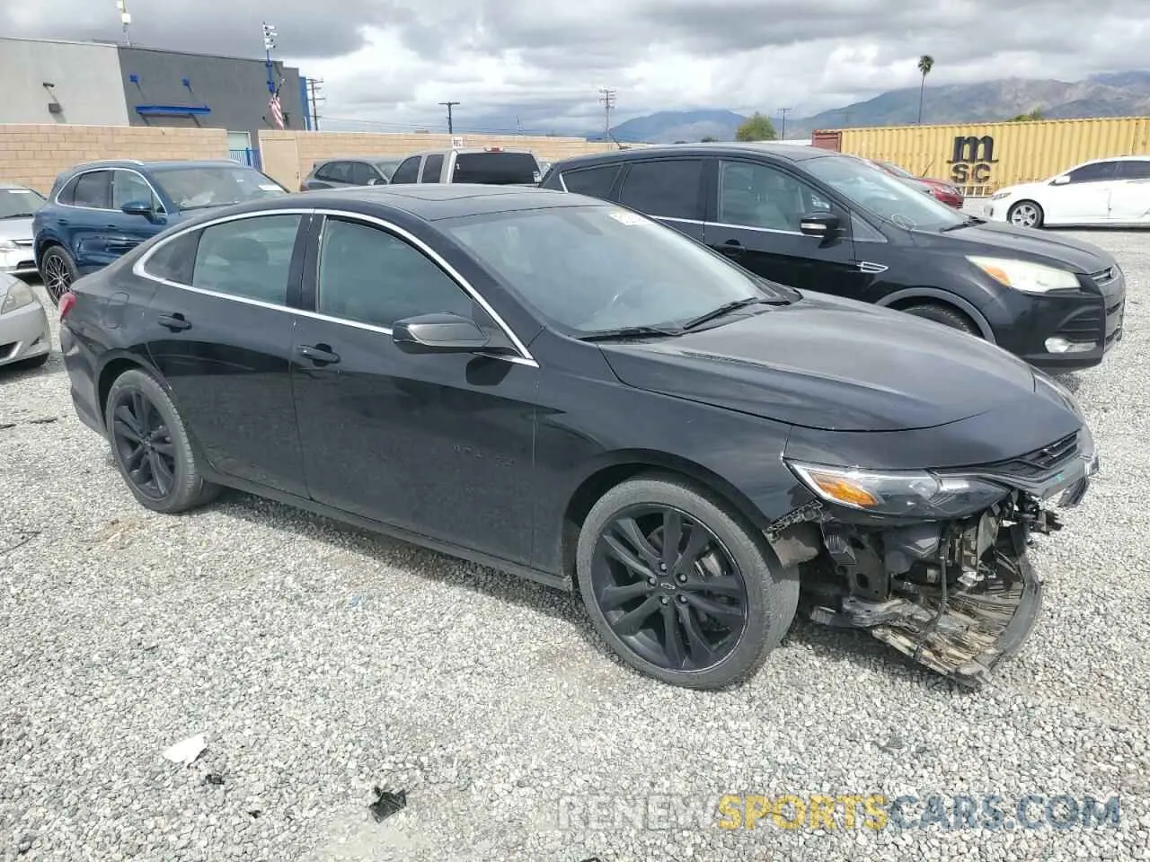 4 fotografías del automóvil dañado 1G1ZD5ST3MF069163 CHEVROLET MALIBU 2021