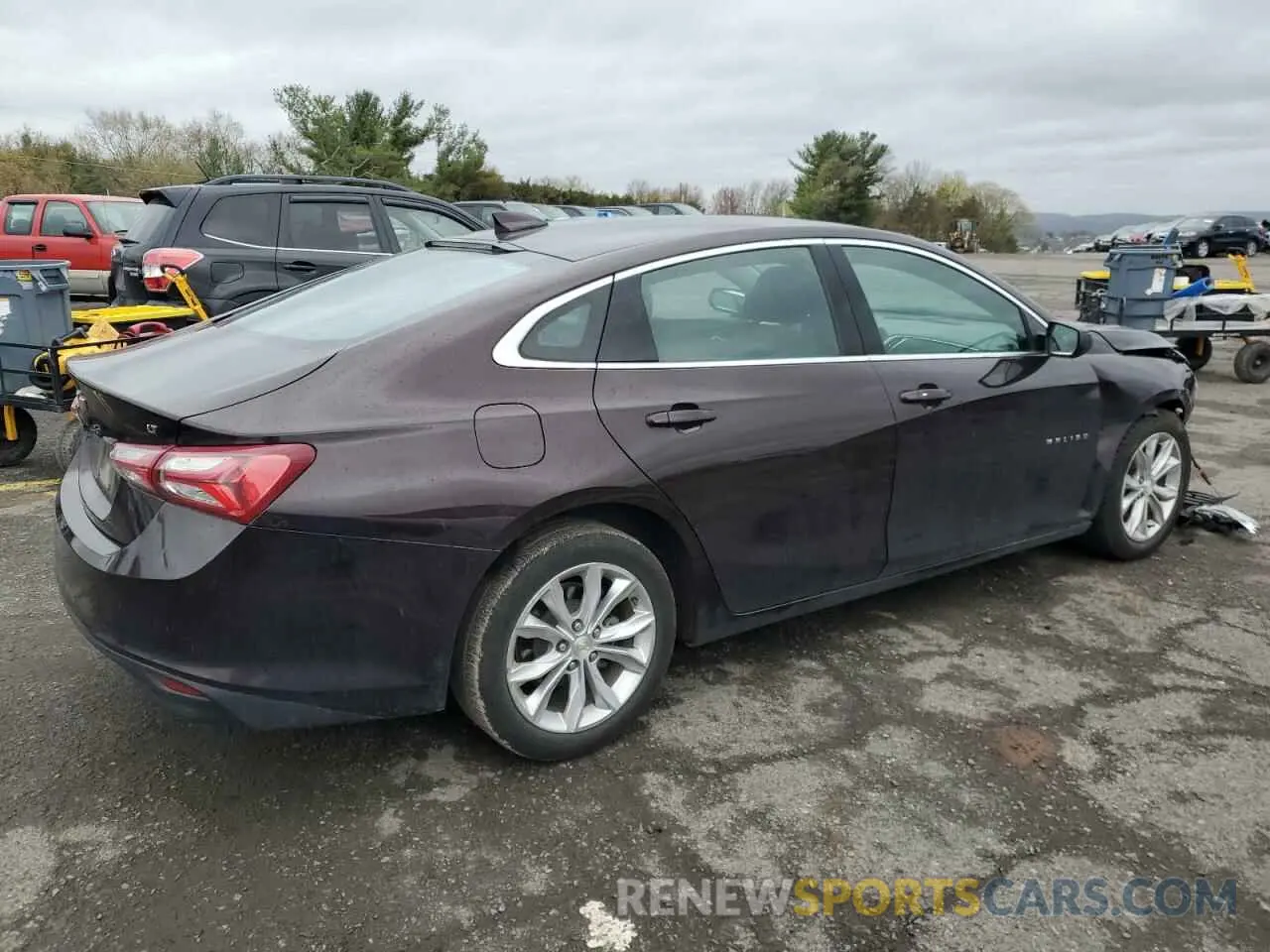 3 fotografías del automóvil dañado 1G1ZD5ST4MF008260 CHEVROLET MALIBU 2021