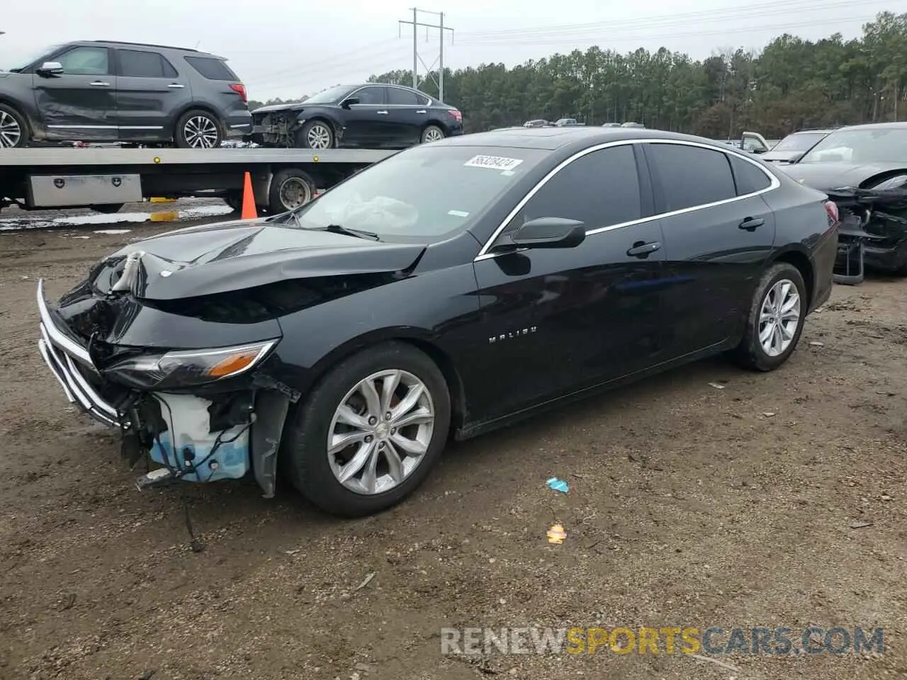 1 fotografías del automóvil dañado 1G1ZD5ST4MF024782 CHEVROLET MALIBU 2021