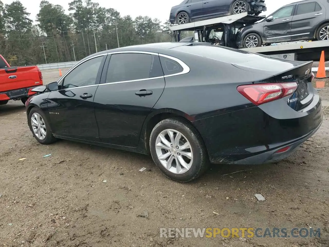 2 fotografías del automóvil dañado 1G1ZD5ST4MF024782 CHEVROLET MALIBU 2021