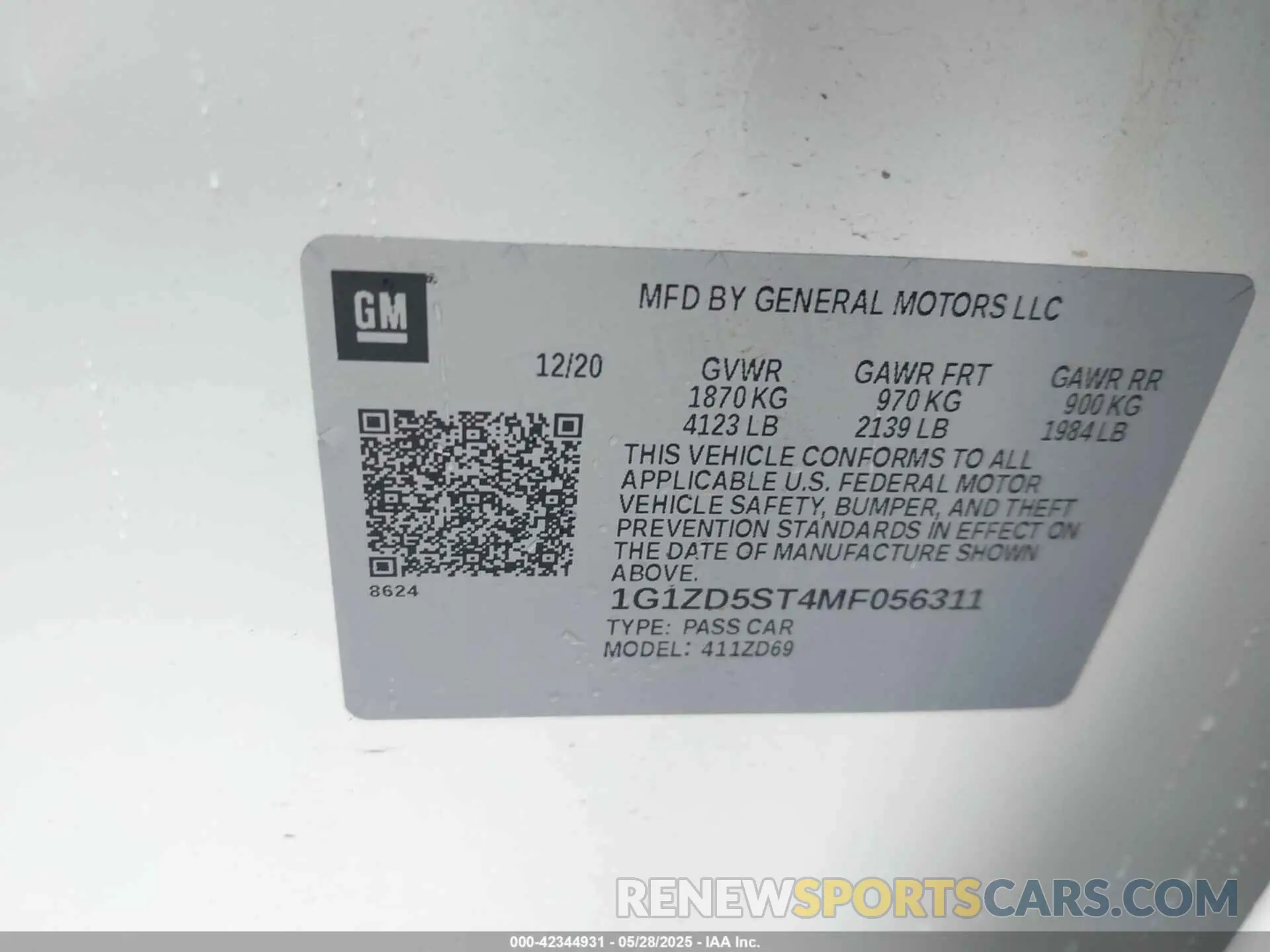 9 fotografías del automóvil dañado 1G1ZD5ST4MF056311 CHEVROLET MALIBU 2021