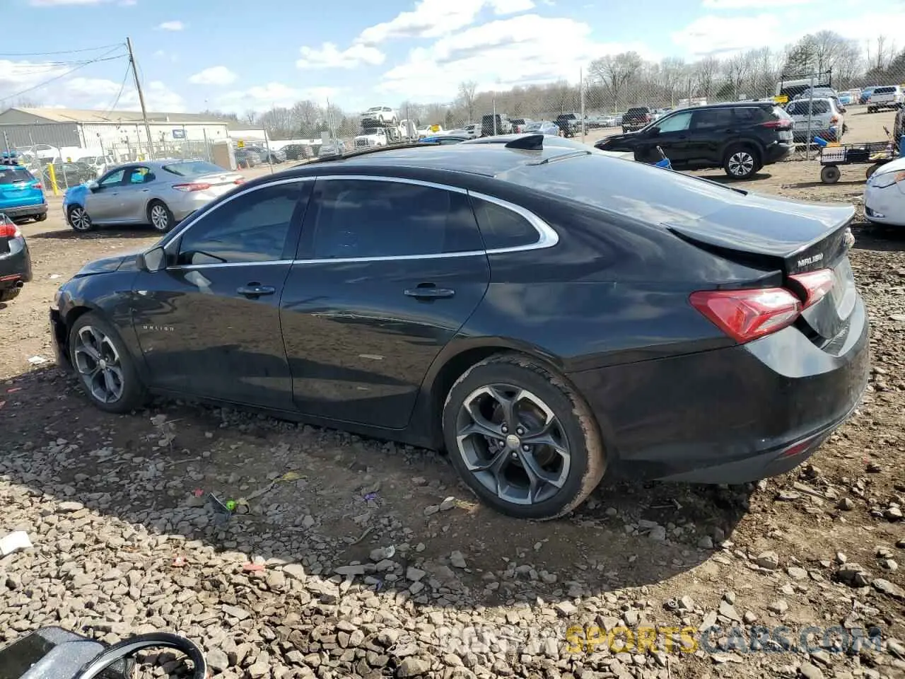 2 fotografías del automóvil dañado 1G1ZD5ST4MF061279 CHEVROLET MALIBU 2021