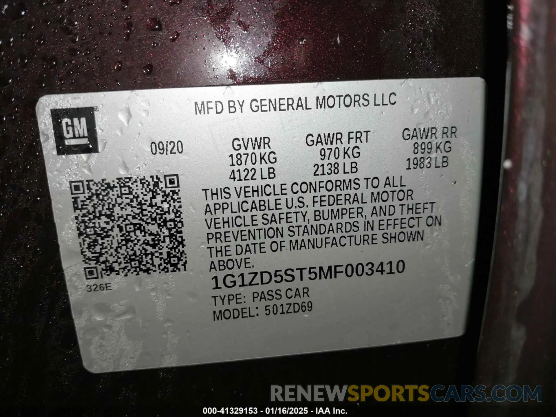 9 fotografías del automóvil dañado 1G1ZD5ST5MF003410 CHEVROLET MALIBU 2021