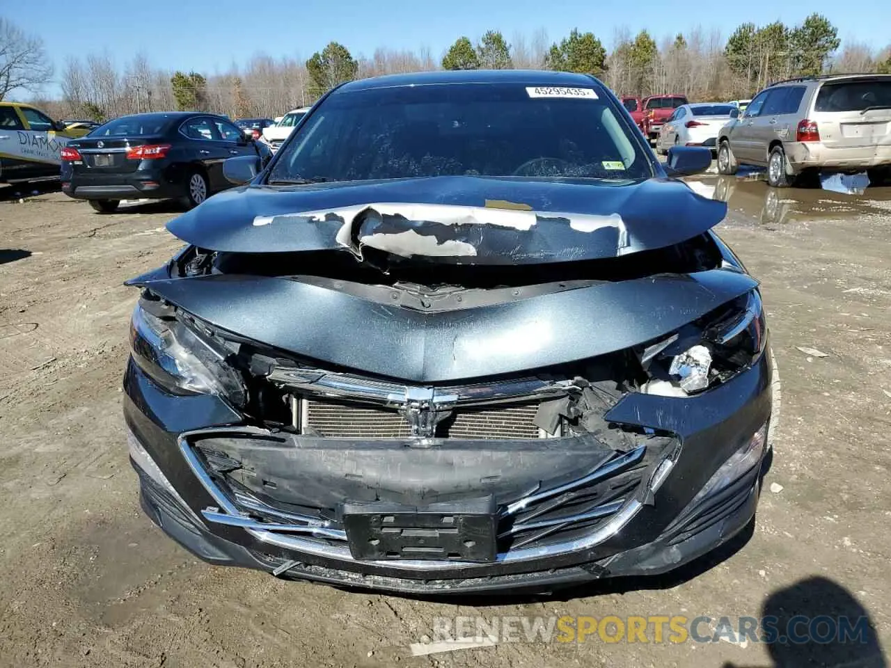 5 fotografías del automóvil dañado 1G1ZD5ST5MF005657 CHEVROLET MALIBU 2021