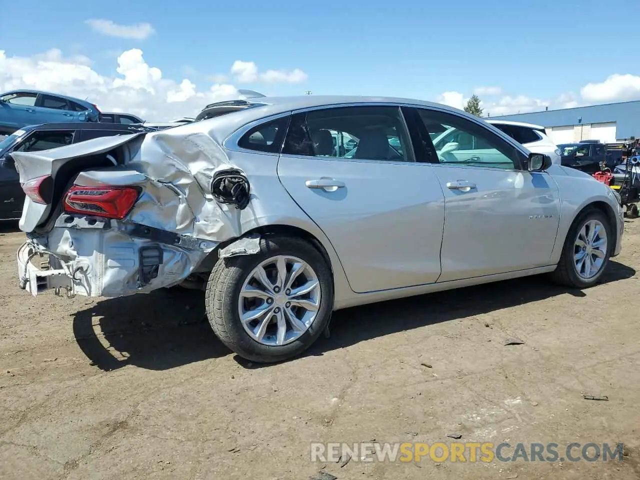3 fotografías del automóvil dañado 1G1ZD5ST5MF012981 CHEVROLET MALIBU 2021