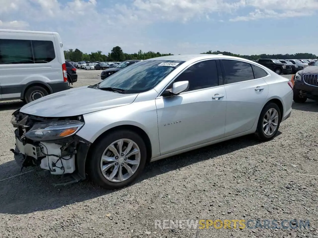 1 fotografías del automóvil dañado 1G1ZD5ST6MF027313 CHEVROLET MALIBU 2021
