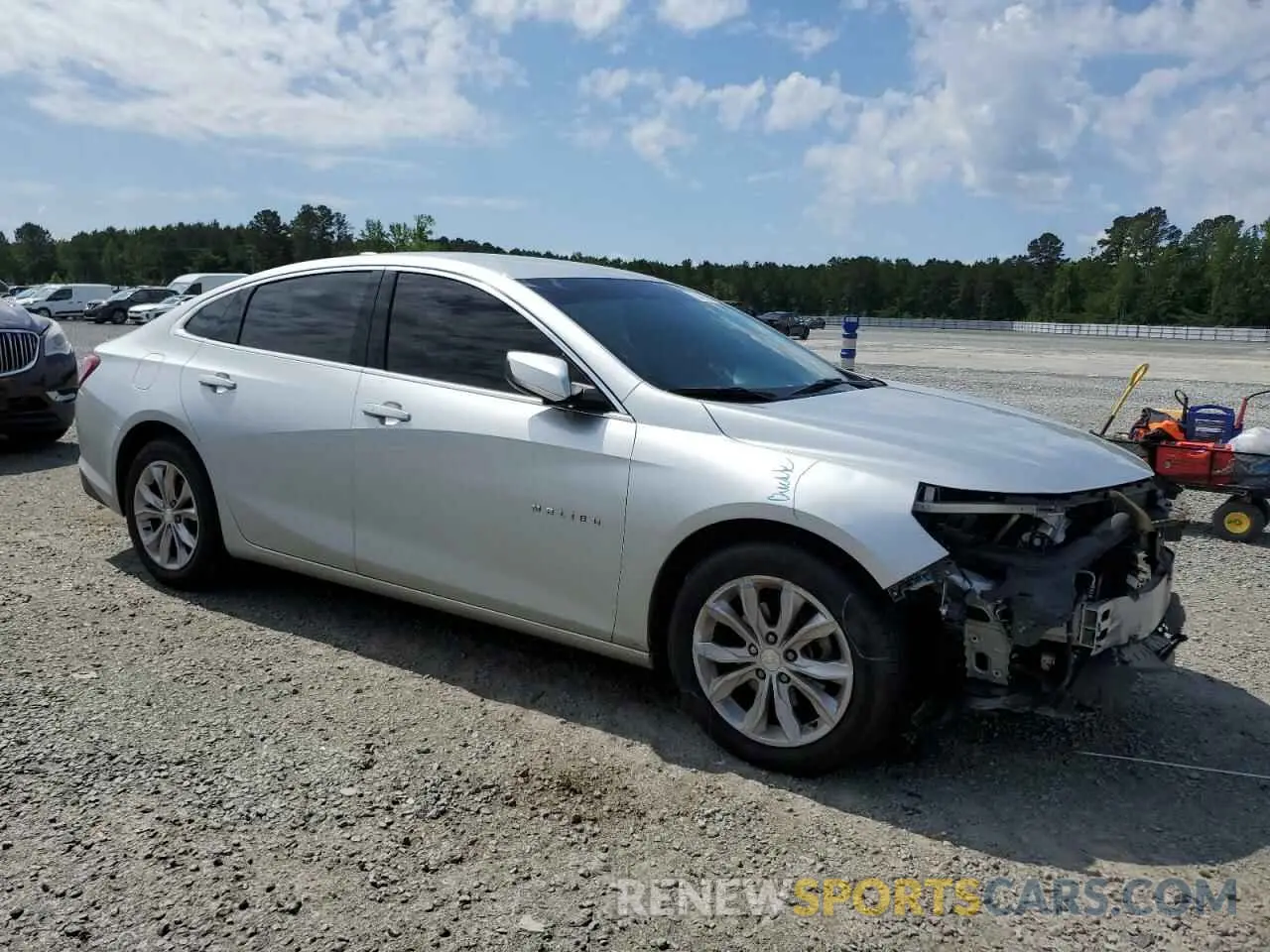 4 fotografías del automóvil dañado 1G1ZD5ST6MF027313 CHEVROLET MALIBU 2021