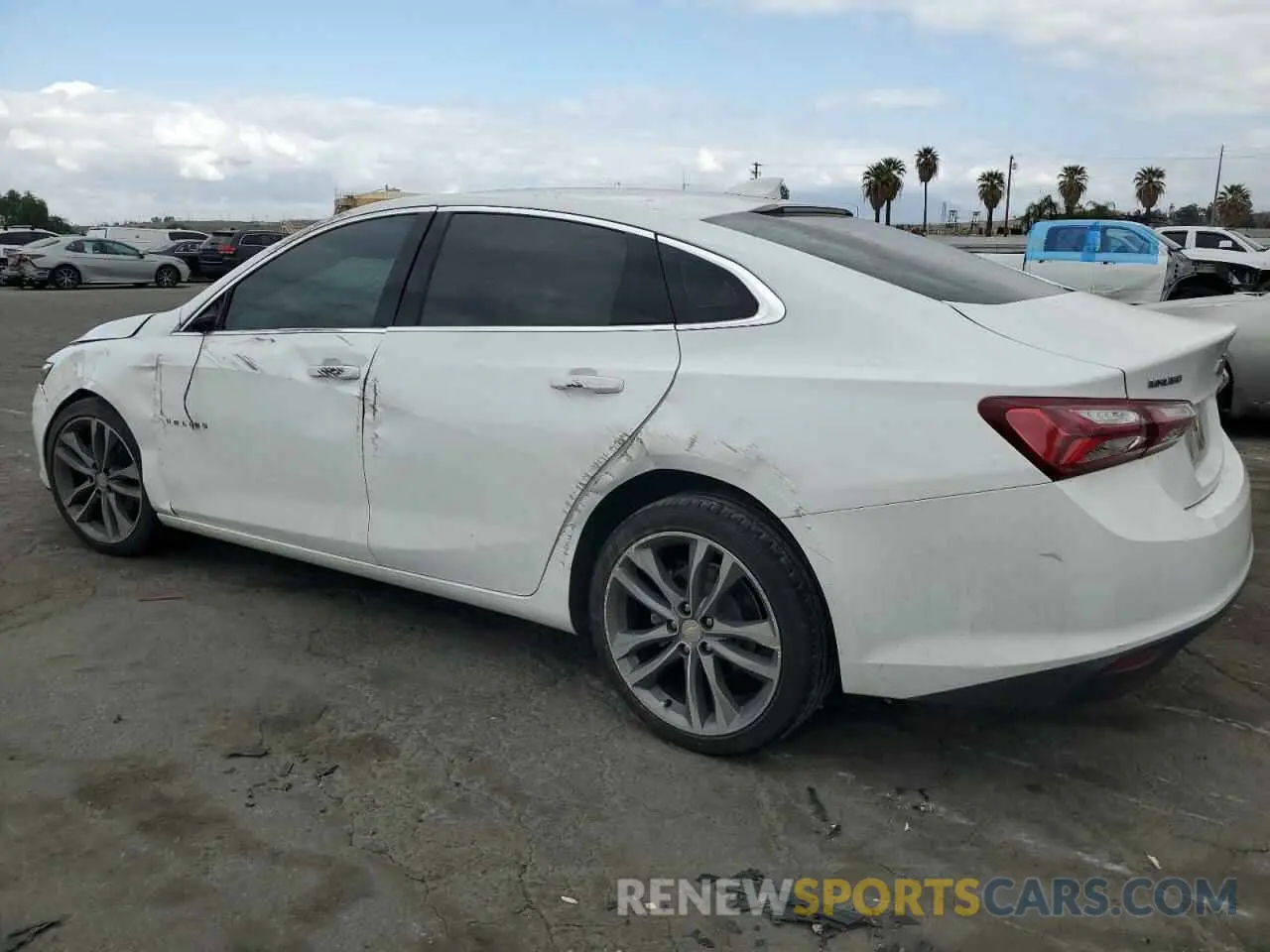 2 fotografías del automóvil dañado 1G1ZD5ST6MF030275 CHEVROLET MALIBU 2021