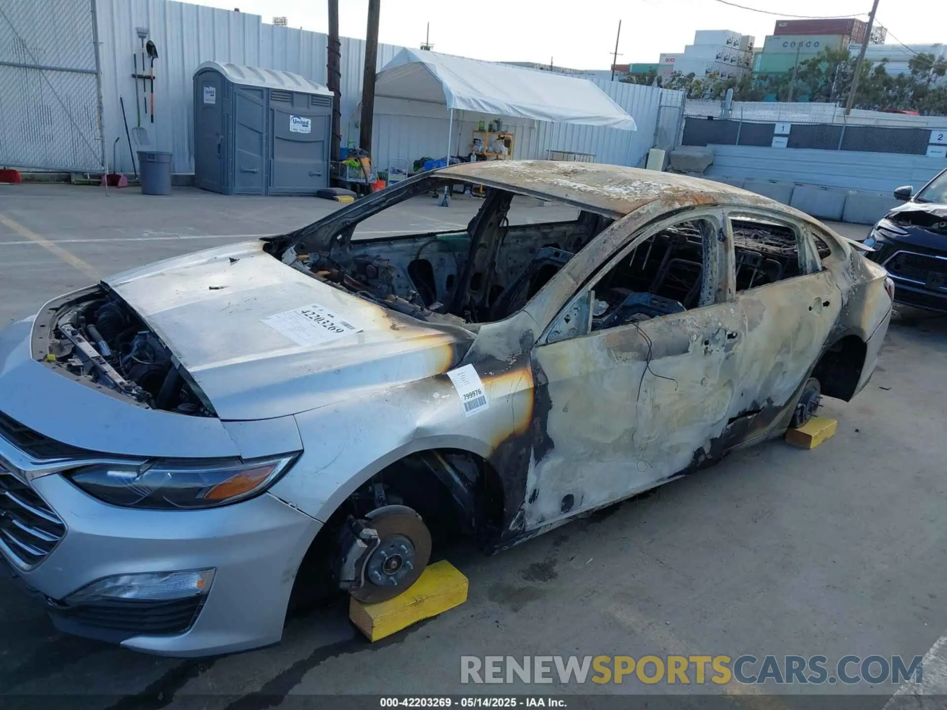 6 fotografías del automóvil dañado 1G1ZD5ST6MF069979 CHEVROLET MALIBU 2021