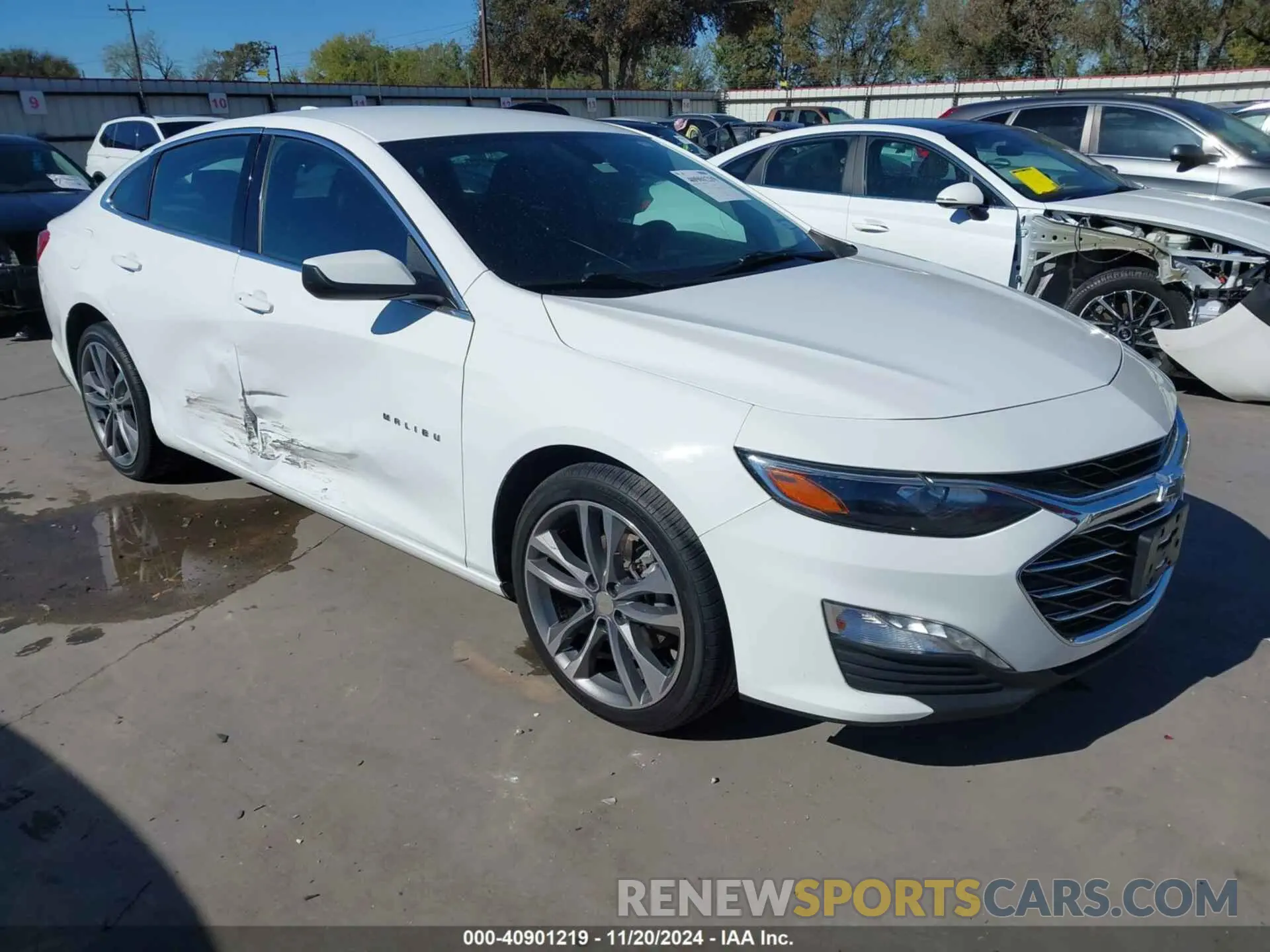 1 fotografías del automóvil dañado 1G1ZD5ST7MF003098 CHEVROLET MALIBU 2021