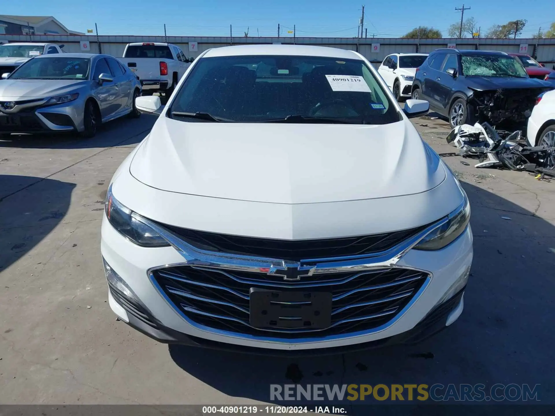 12 fotografías del automóvil dañado 1G1ZD5ST7MF003098 CHEVROLET MALIBU 2021