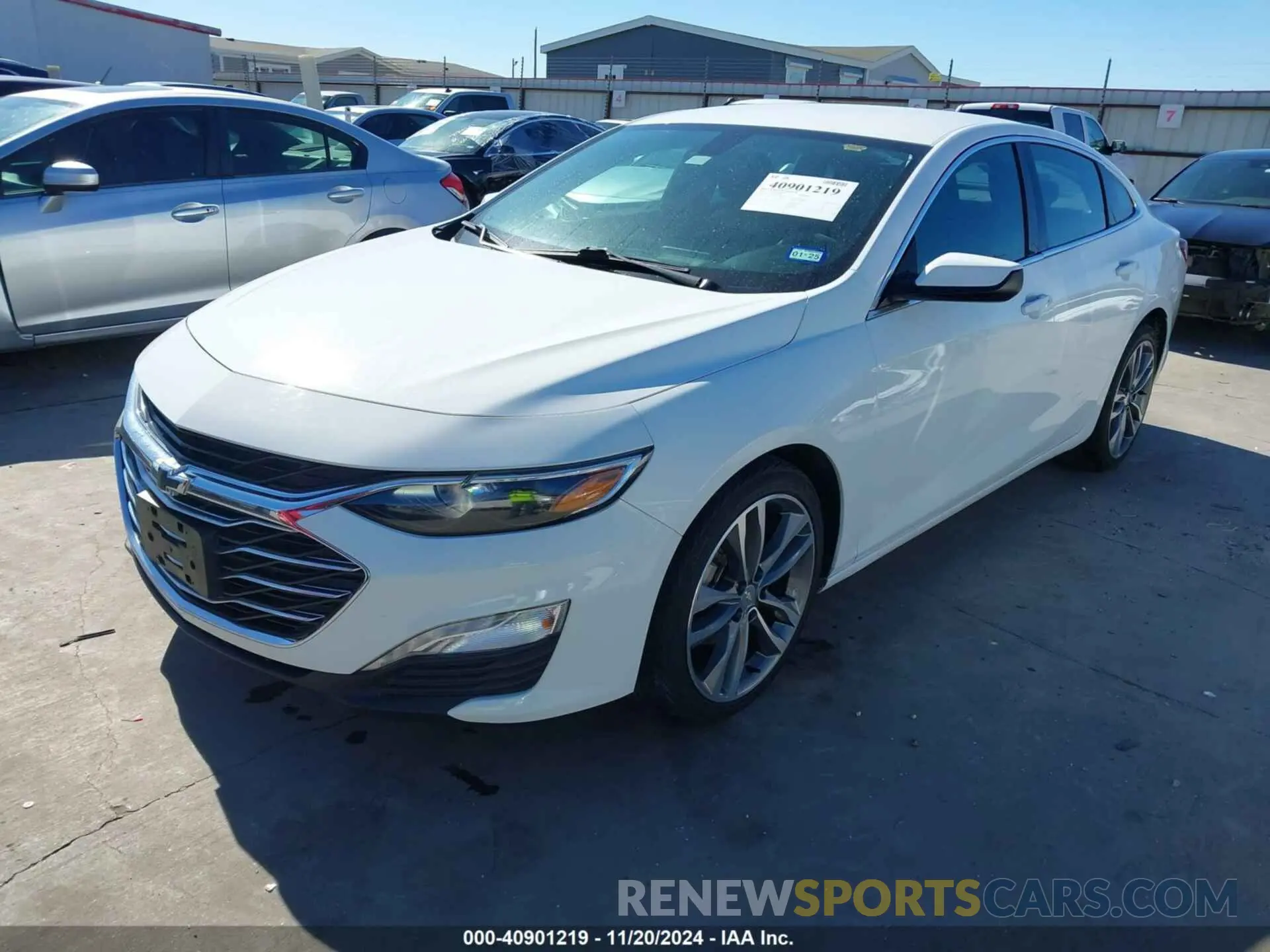 2 fotografías del automóvil dañado 1G1ZD5ST7MF003098 CHEVROLET MALIBU 2021