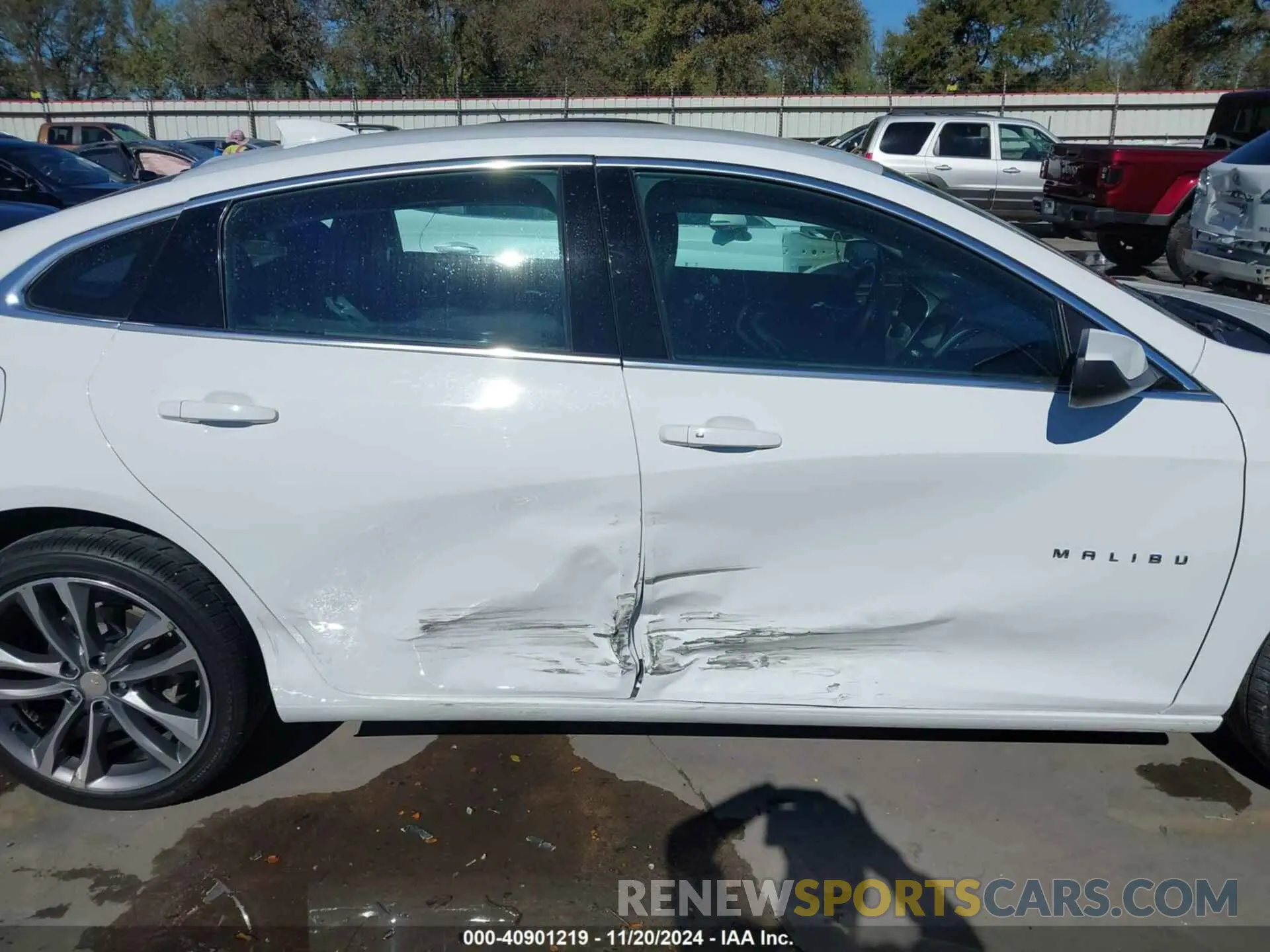 6 fotografías del automóvil dañado 1G1ZD5ST7MF003098 CHEVROLET MALIBU 2021