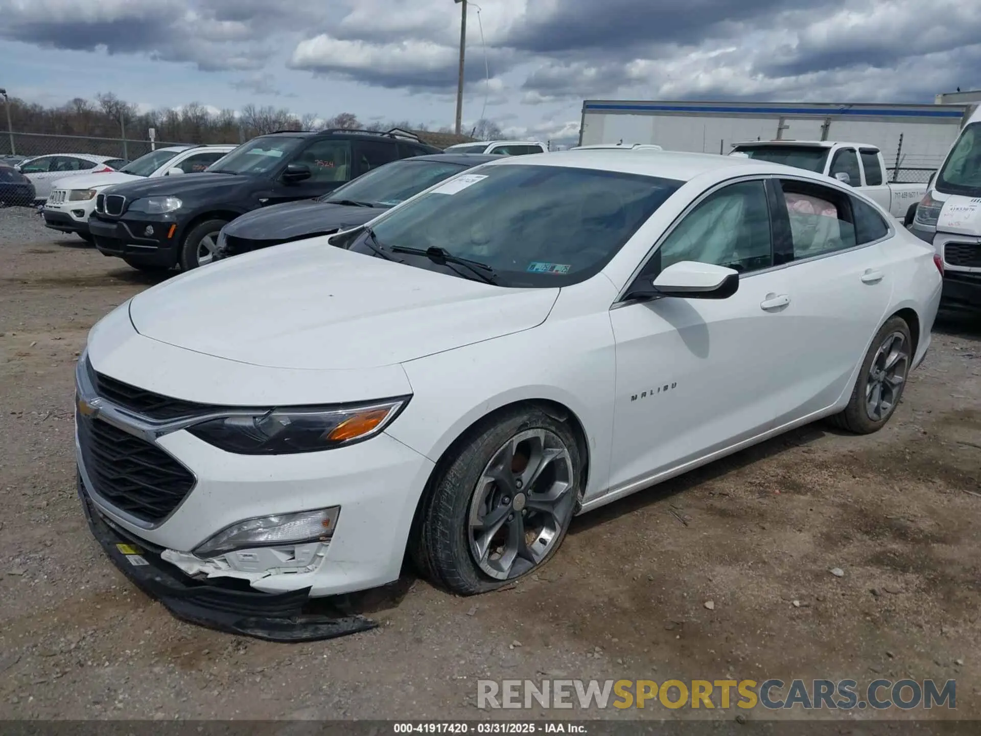 2 fotografías del automóvil dañado 1G1ZD5ST7MF024775 CHEVROLET MALIBU 2021