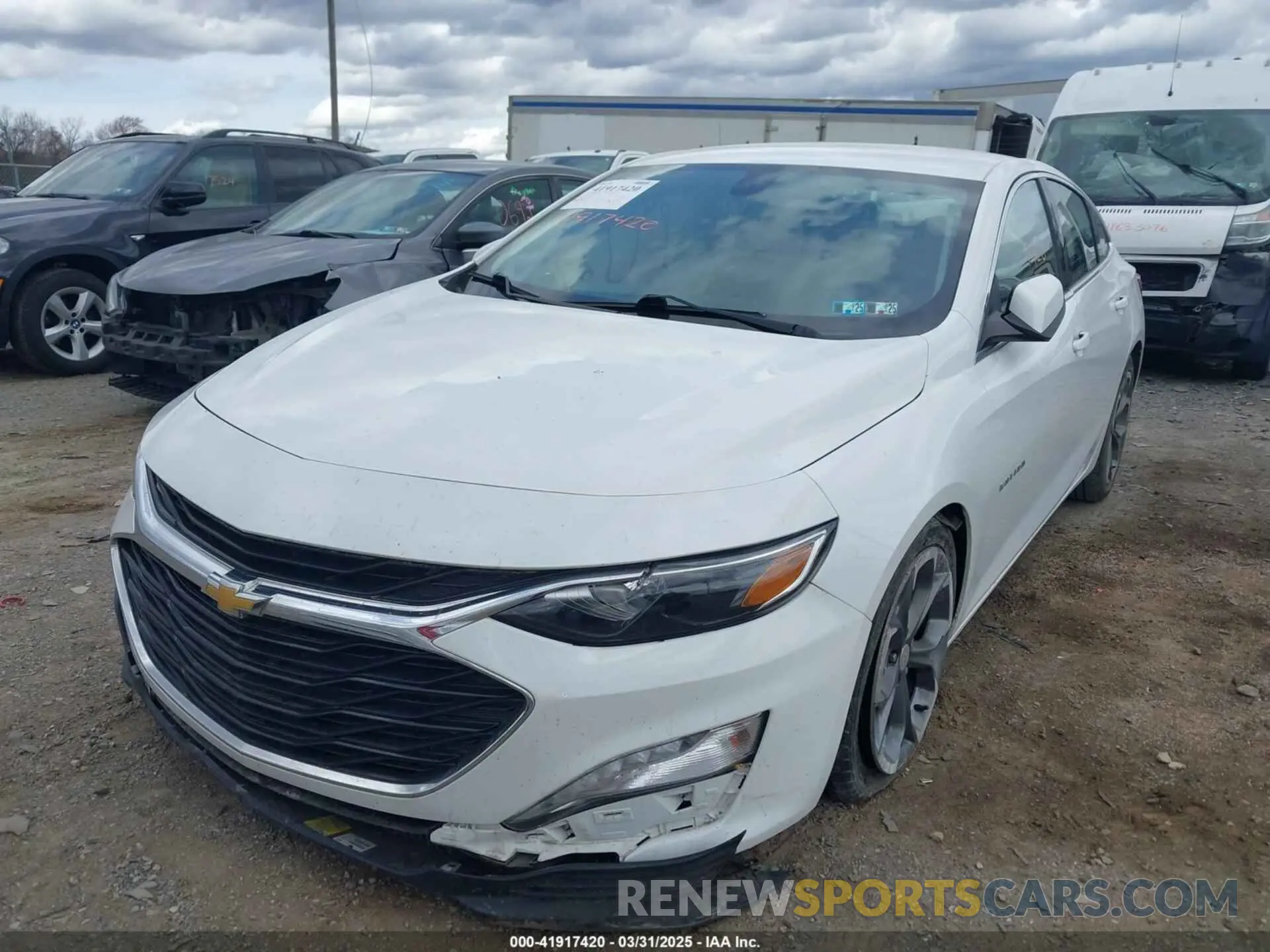 6 fotografías del automóvil dañado 1G1ZD5ST7MF024775 CHEVROLET MALIBU 2021