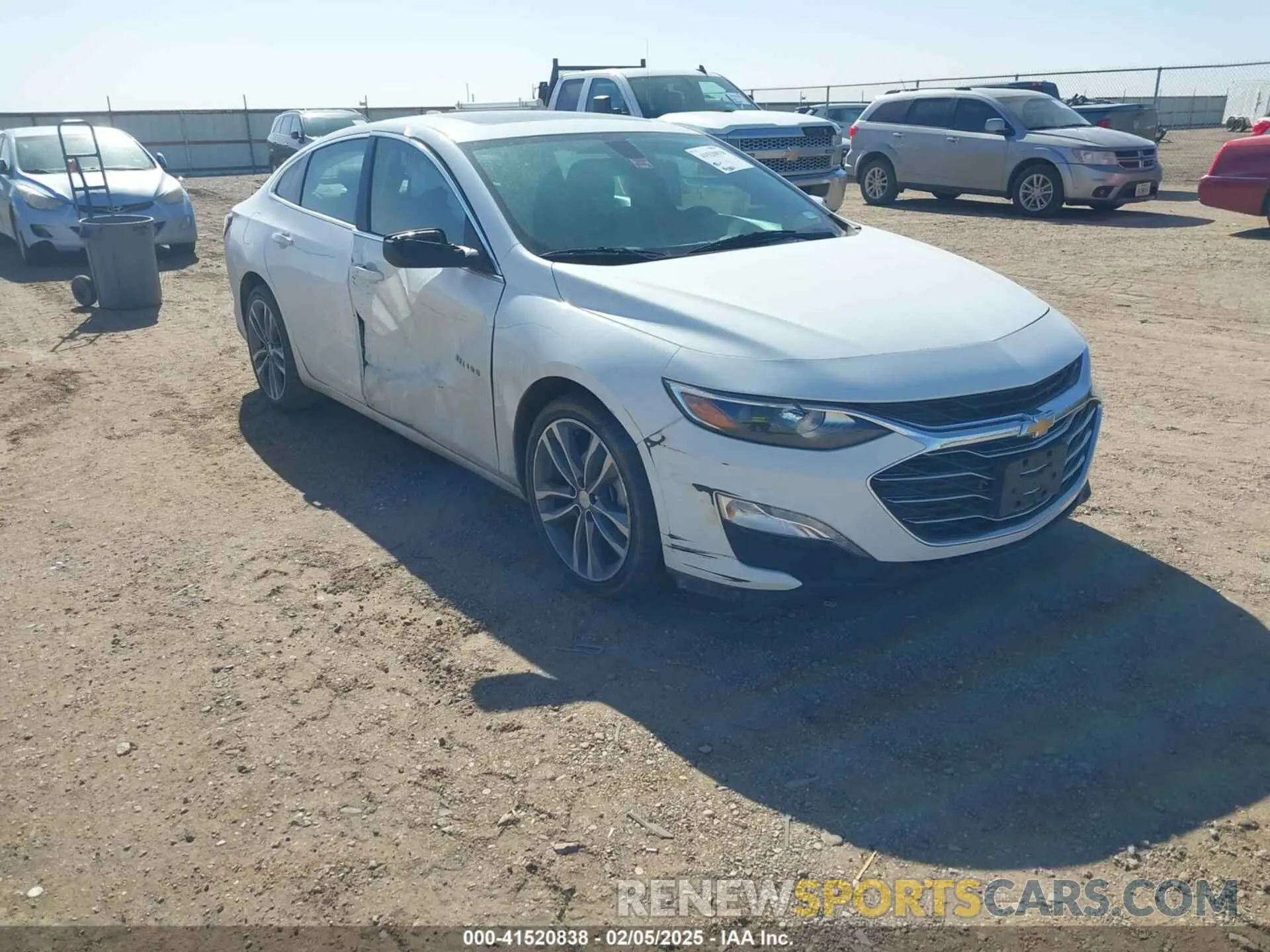 1 fotografías del automóvil dañado 1G1ZD5ST7MF029491 CHEVROLET MALIBU 2021