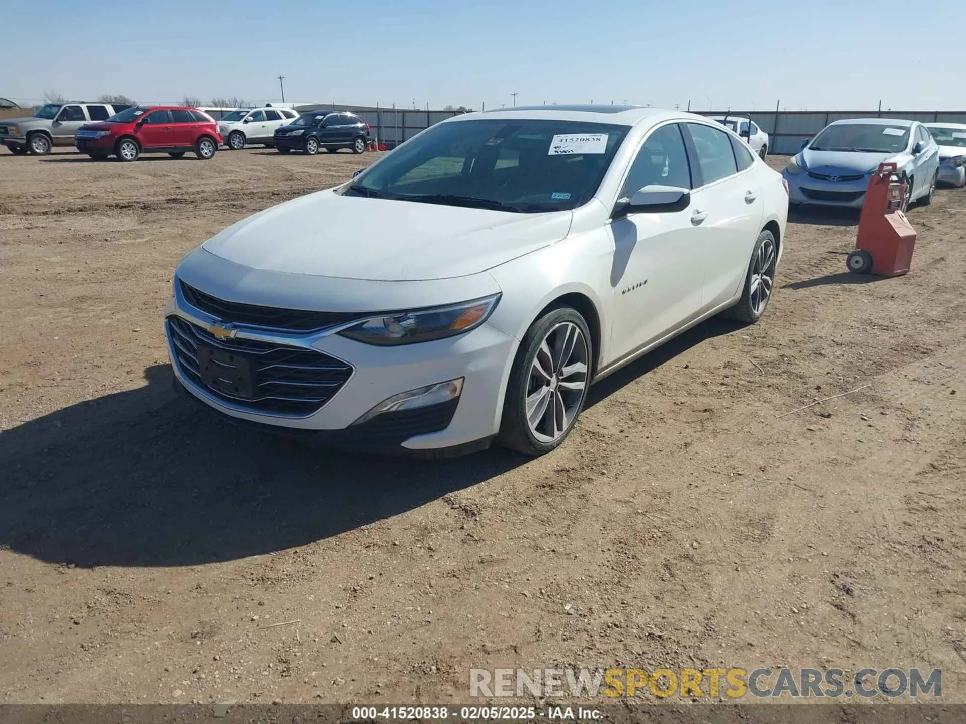 2 fotografías del automóvil dañado 1G1ZD5ST7MF029491 CHEVROLET MALIBU 2021