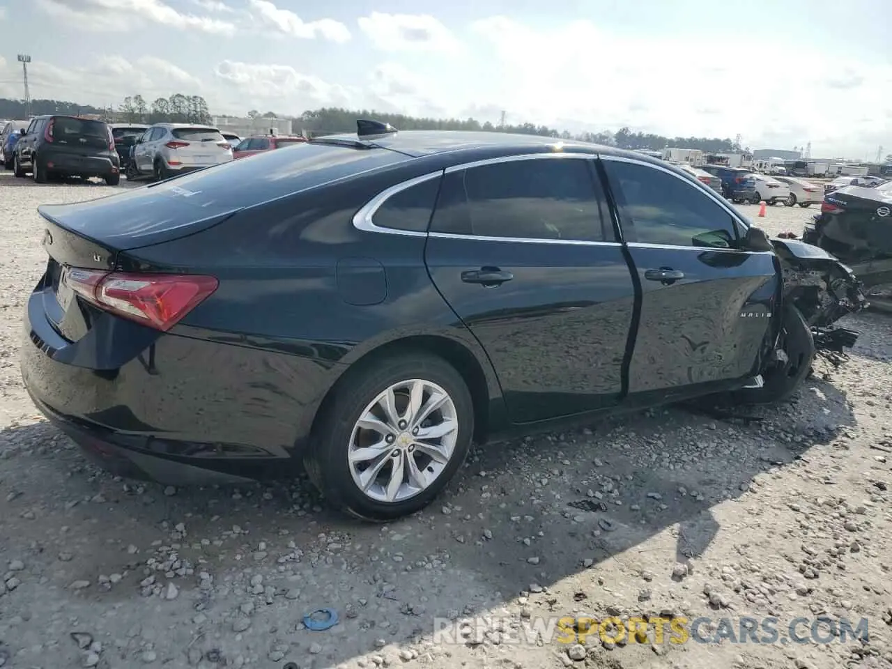 3 fotografías del automóvil dañado 1G1ZD5ST7MF065312 CHEVROLET MALIBU 2021