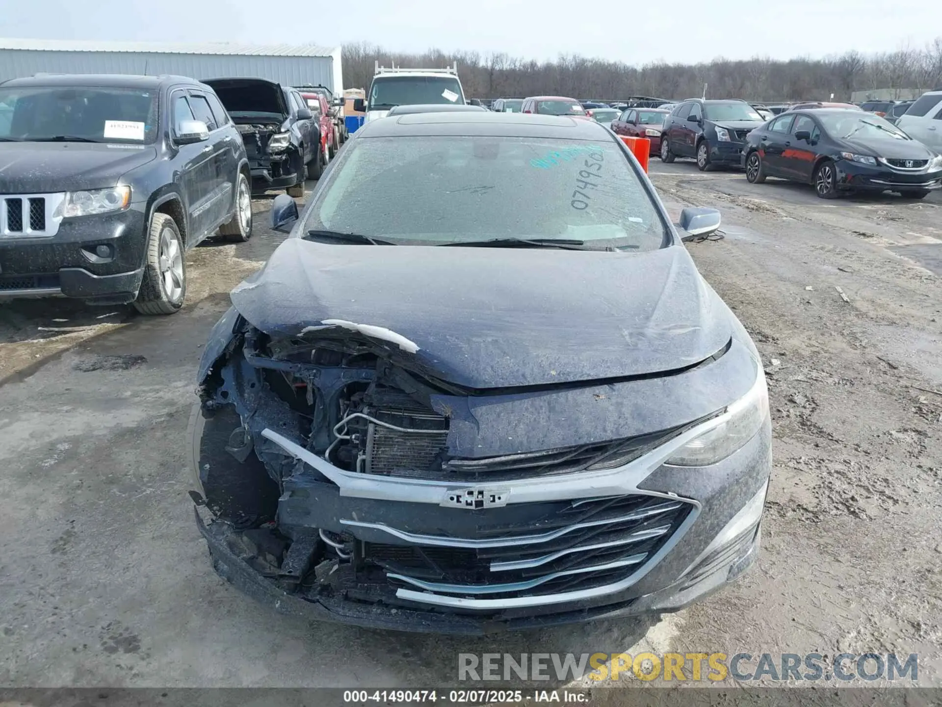 12 fotografías del automóvil dañado 1G1ZD5ST7MF074950 CHEVROLET MALIBU 2021