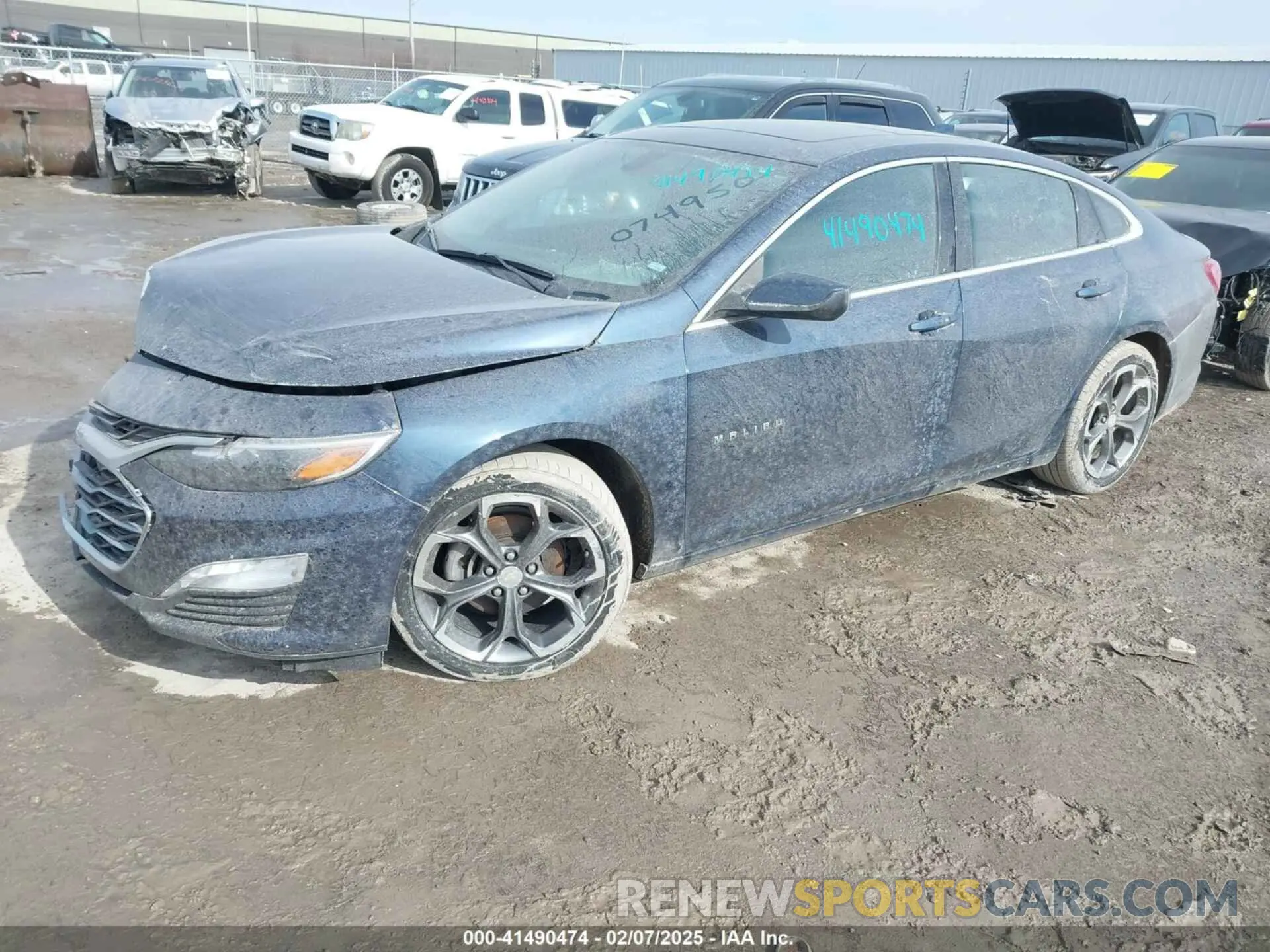 2 fotografías del automóvil dañado 1G1ZD5ST7MF074950 CHEVROLET MALIBU 2021