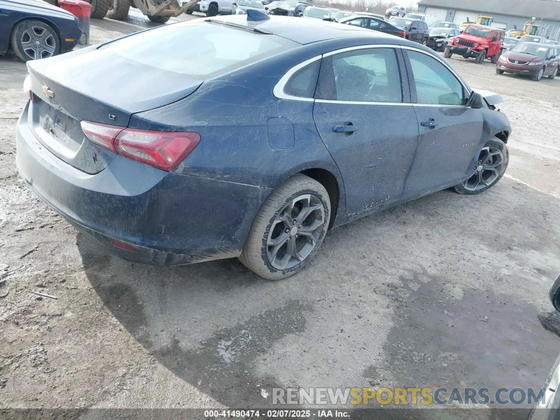 4 fotografías del automóvil dañado 1G1ZD5ST7MF074950 CHEVROLET MALIBU 2021