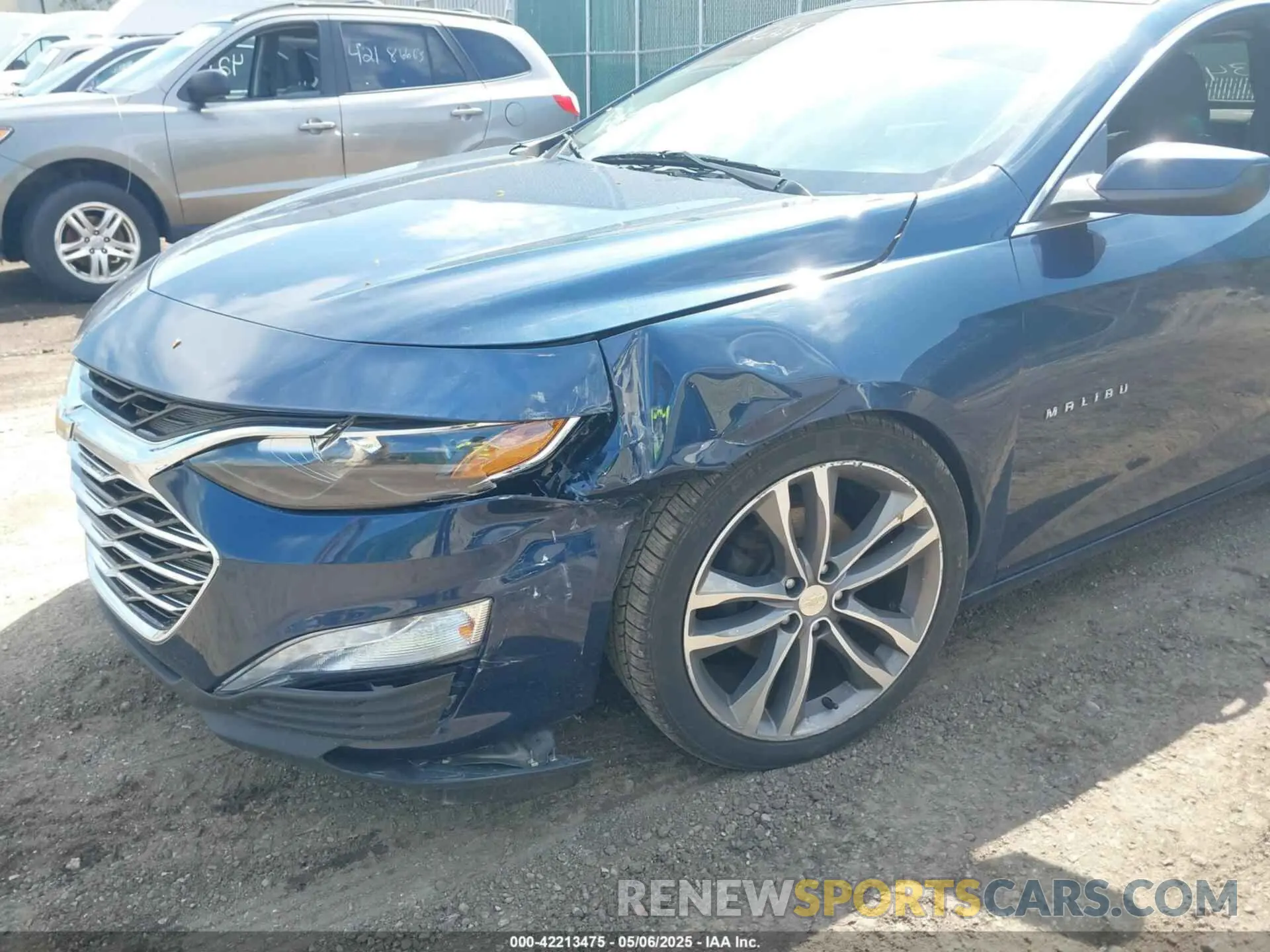 6 fotografías del automóvil dañado 1G1ZD5ST8MF005720 CHEVROLET MALIBU 2021