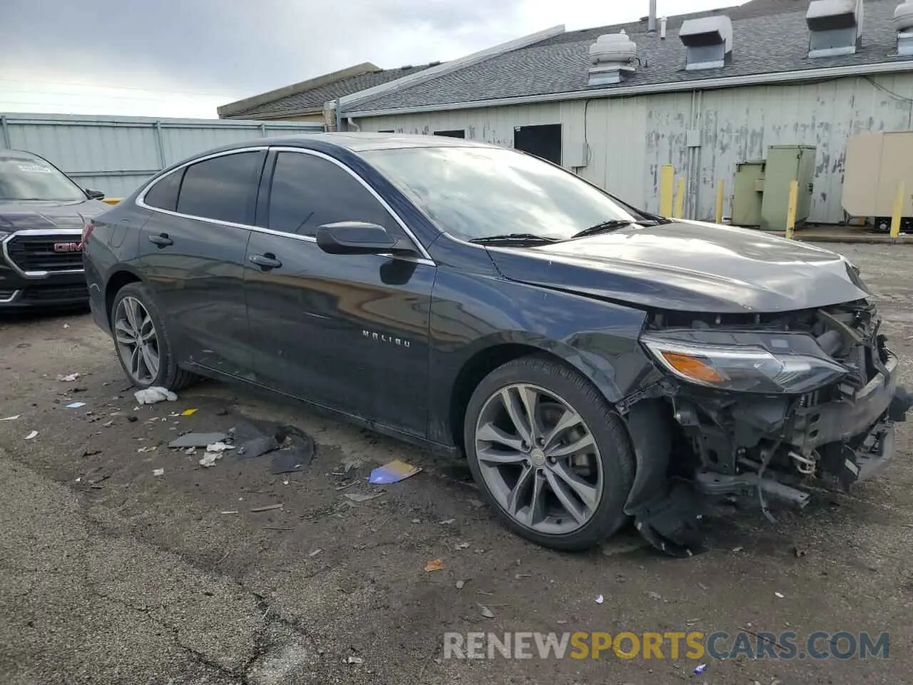 4 fotografías del automóvil dañado 1G1ZD5ST9MF013602 CHEVROLET MALIBU 2021