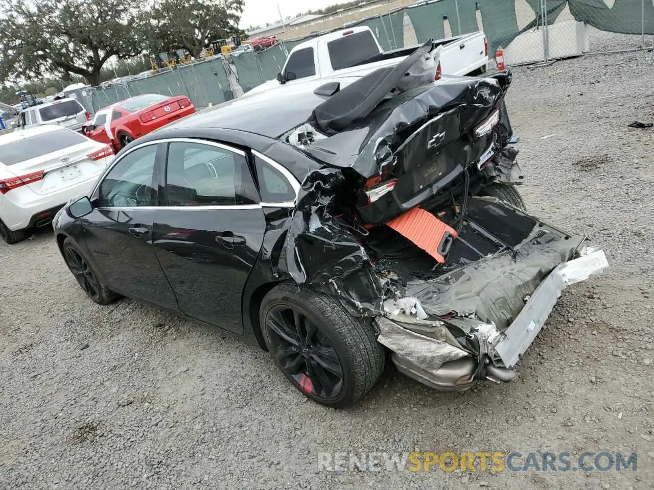 2 fotografías del automóvil dañado 1G1ZD5ST9MF043036 CHEVROLET MALIBU 2021