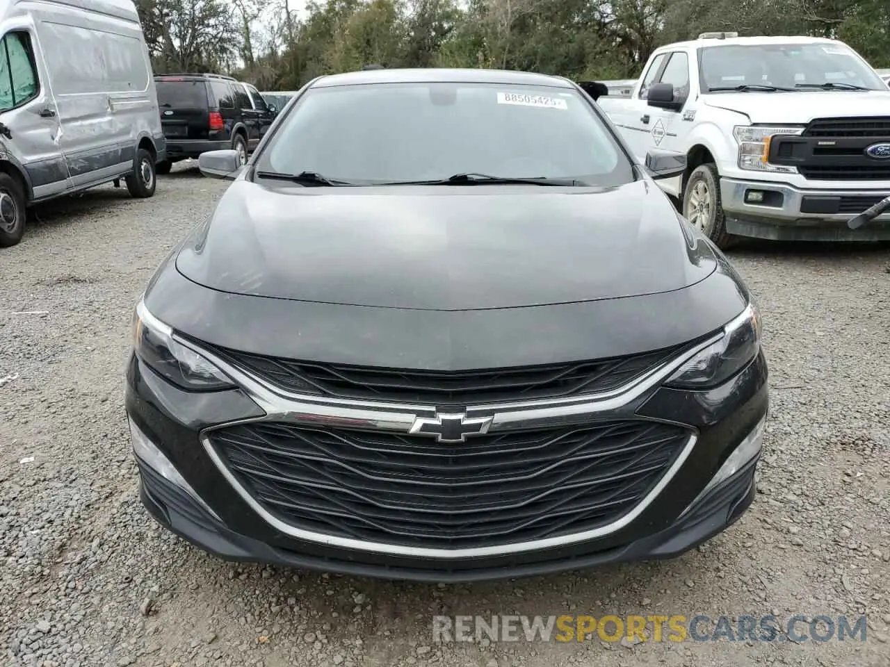 5 fotografías del automóvil dañado 1G1ZD5ST9MF043036 CHEVROLET MALIBU 2021