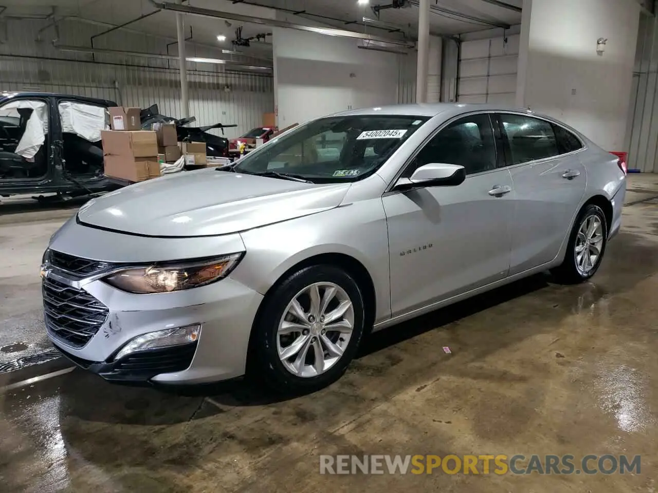 1 fotografías del automóvil dañado 1G1ZD5ST9MF043666 CHEVROLET MALIBU 2021