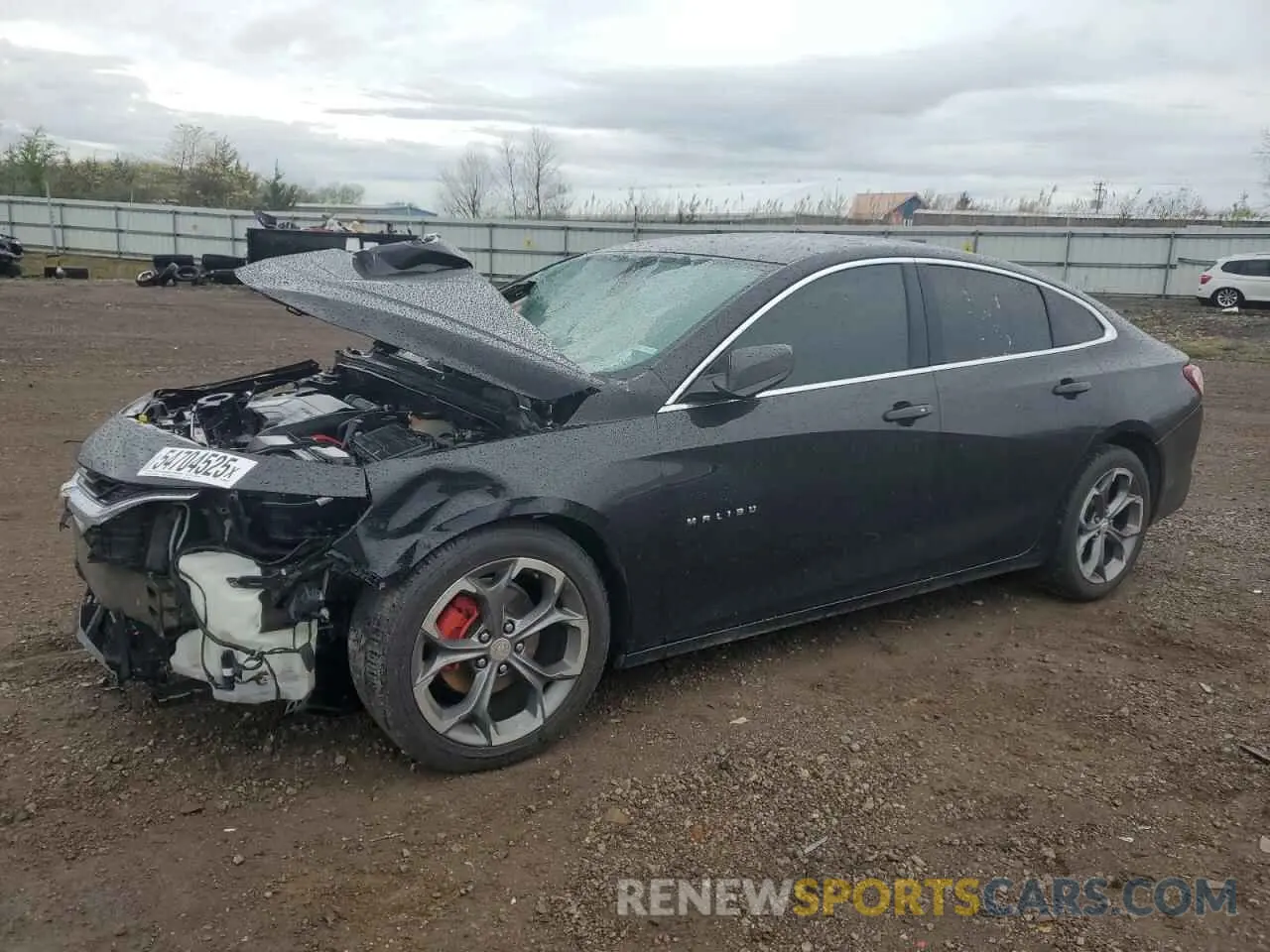 1 fotografías del automóvil dañado 1G1ZD5ST9MF051377 CHEVROLET MALIBU 2021