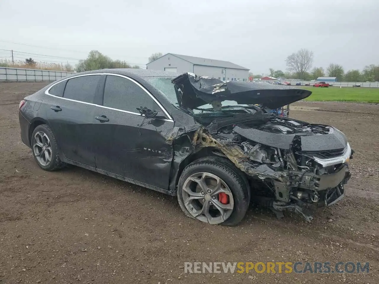 4 fotografías del automóvil dañado 1G1ZD5ST9MF051377 CHEVROLET MALIBU 2021