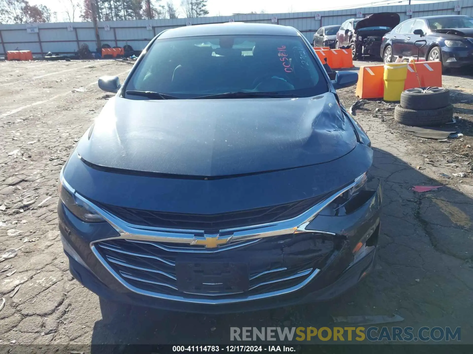 6 fotografías del automóvil dañado 1G1ZD5STXMF005816 CHEVROLET MALIBU 2021
