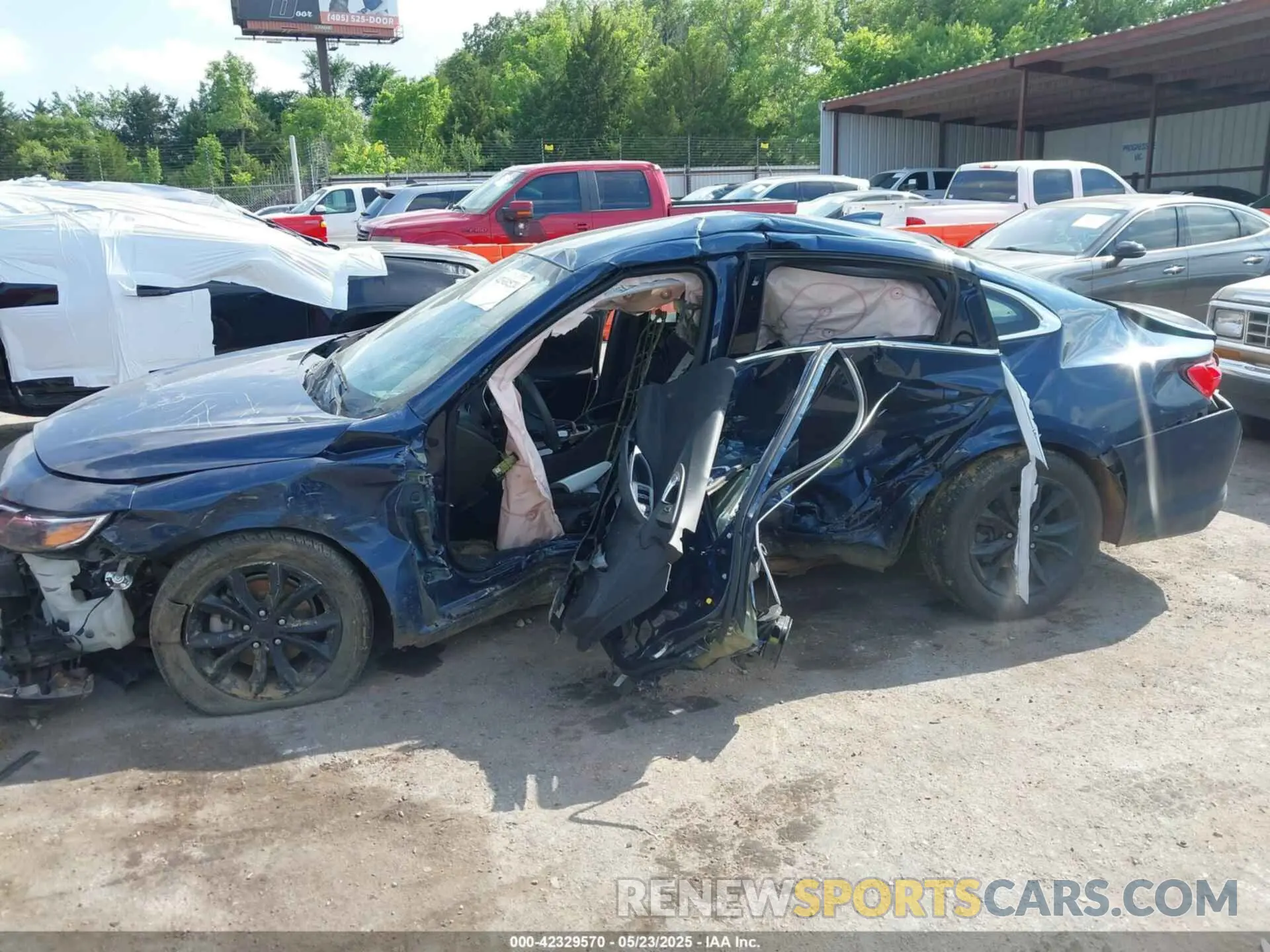 14 fotografías del automóvil dañado 1G1ZD5STXMF022759 CHEVROLET MALIBU 2021