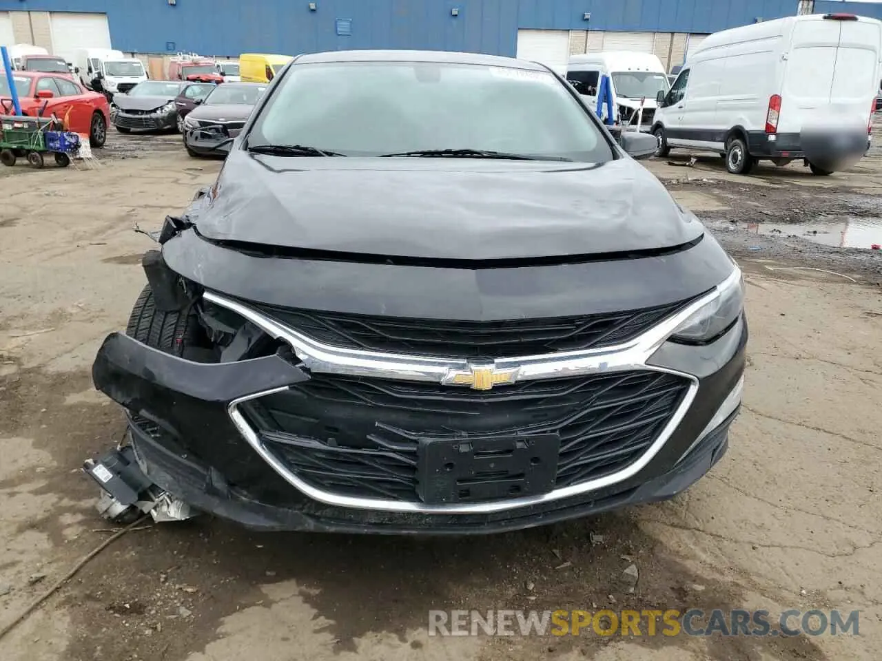 5 fotografías del automóvil dañado 1G1ZD5STXMF026018 CHEVROLET MALIBU 2021