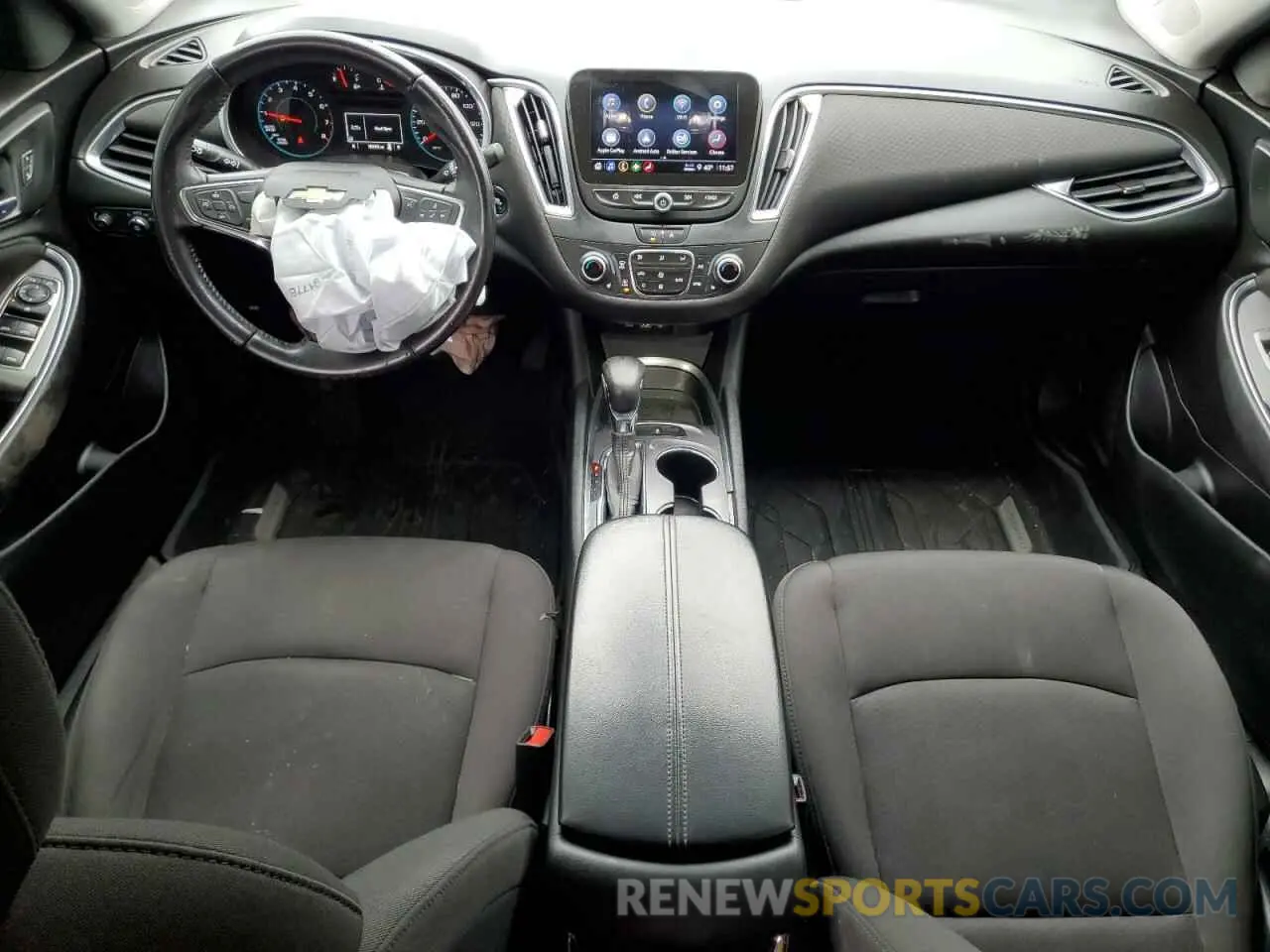 8 fotografías del automóvil dañado 1G1ZD5STXMF026018 CHEVROLET MALIBU 2021