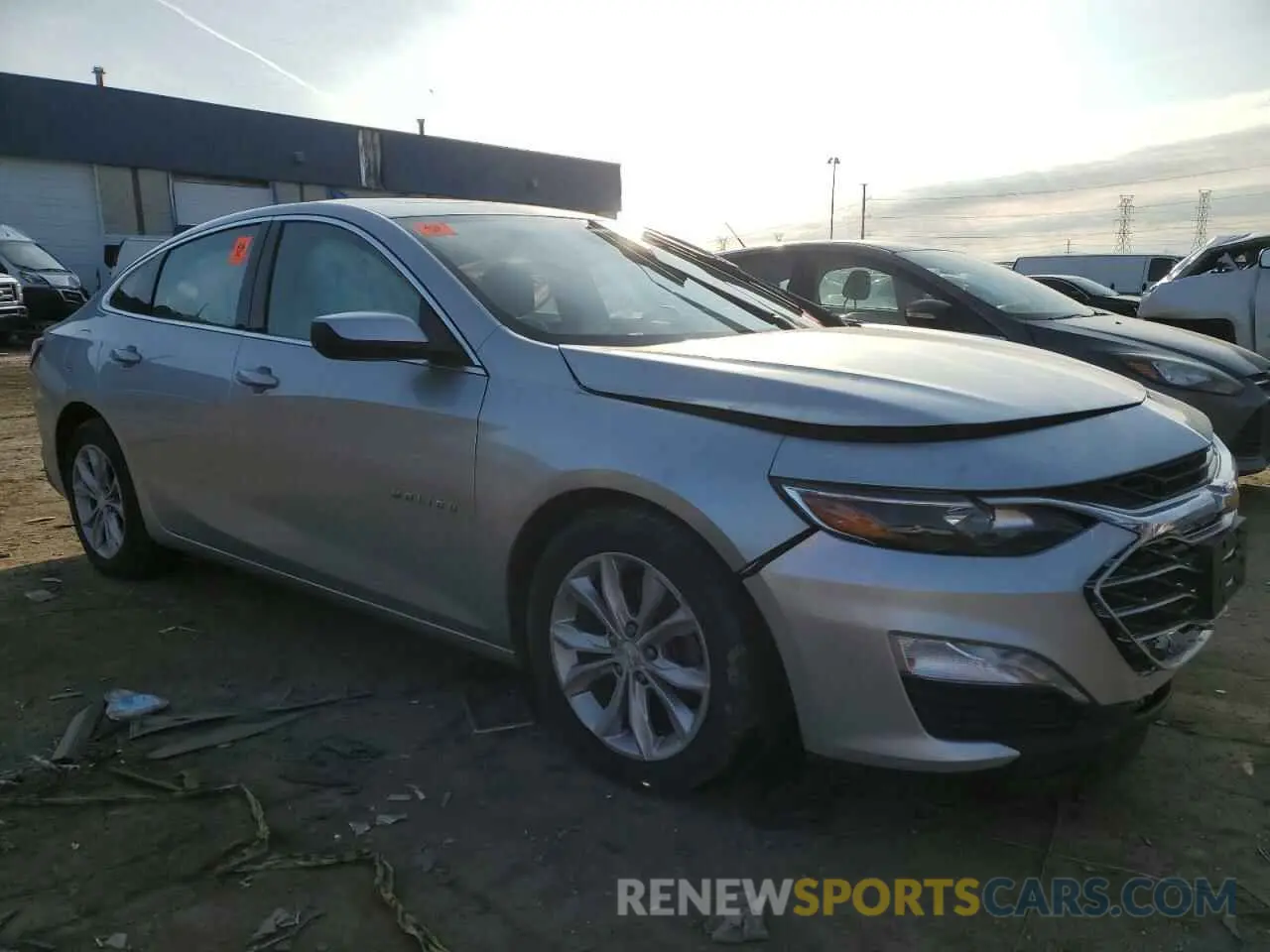 4 fotografías del automóvil dañado 1G1ZD5STXMF028786 CHEVROLET MALIBU 2021