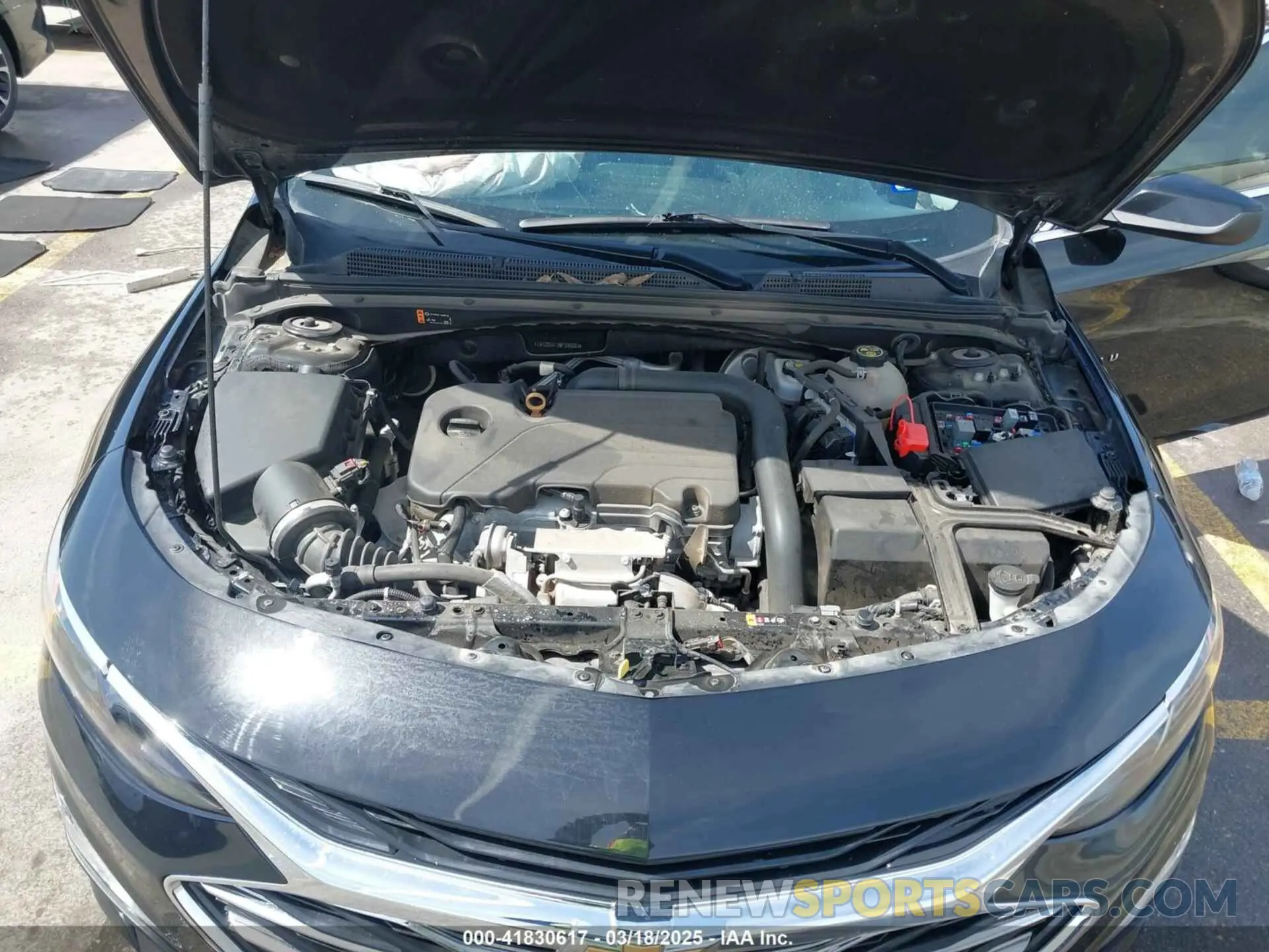 10 fotografías del automóvil dañado 1G1ZD5STXMF030263 CHEVROLET MALIBU 2021