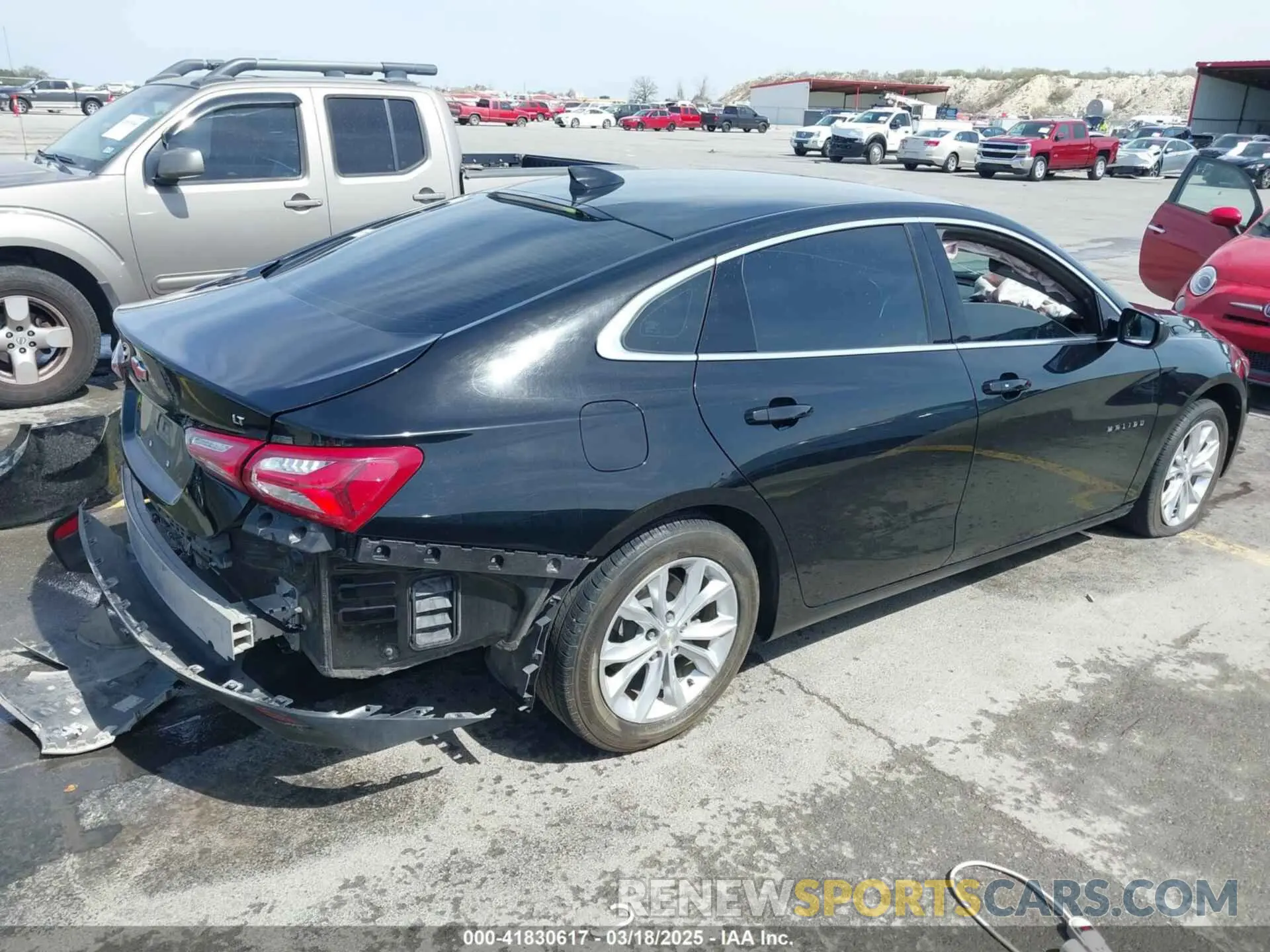 4 fotografías del automóvil dañado 1G1ZD5STXMF030263 CHEVROLET MALIBU 2021