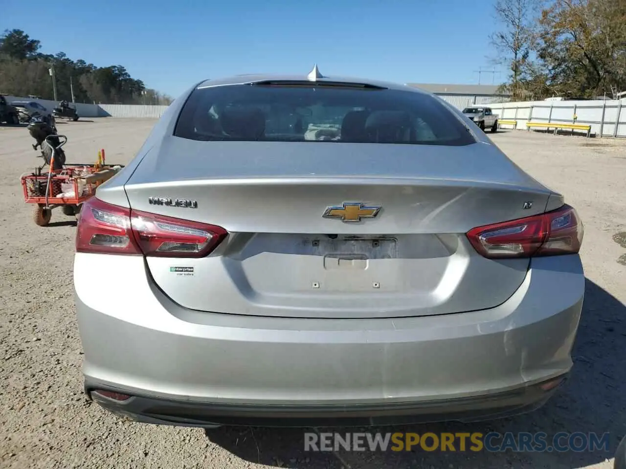 6 fotografías del automóvil dañado 1G1ZD5STXMF052246 CHEVROLET MALIBU 2021