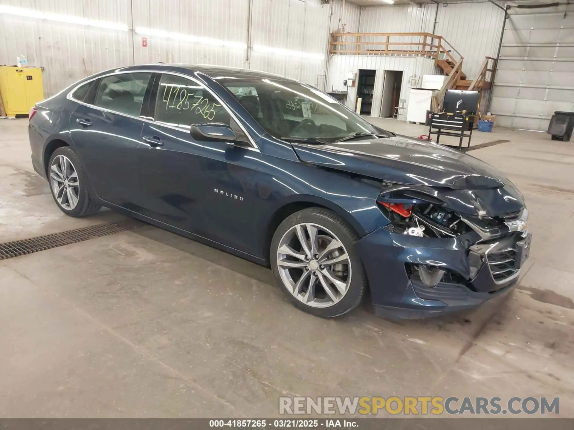 1 fotografías del automóvil dañado 1G1ZD5STXMF059844 CHEVROLET MALIBU 2021