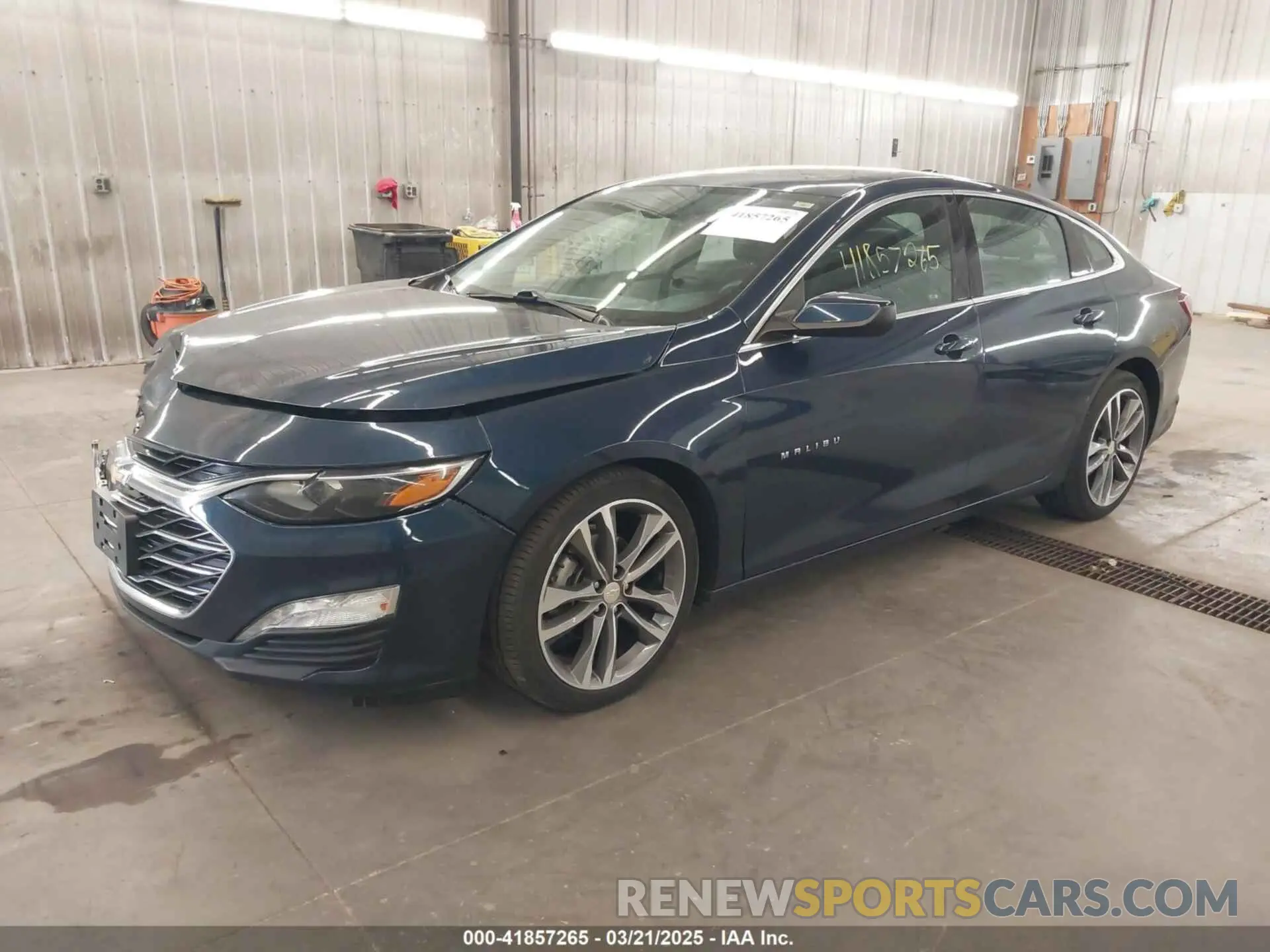 2 fotografías del automóvil dañado 1G1ZD5STXMF059844 CHEVROLET MALIBU 2021