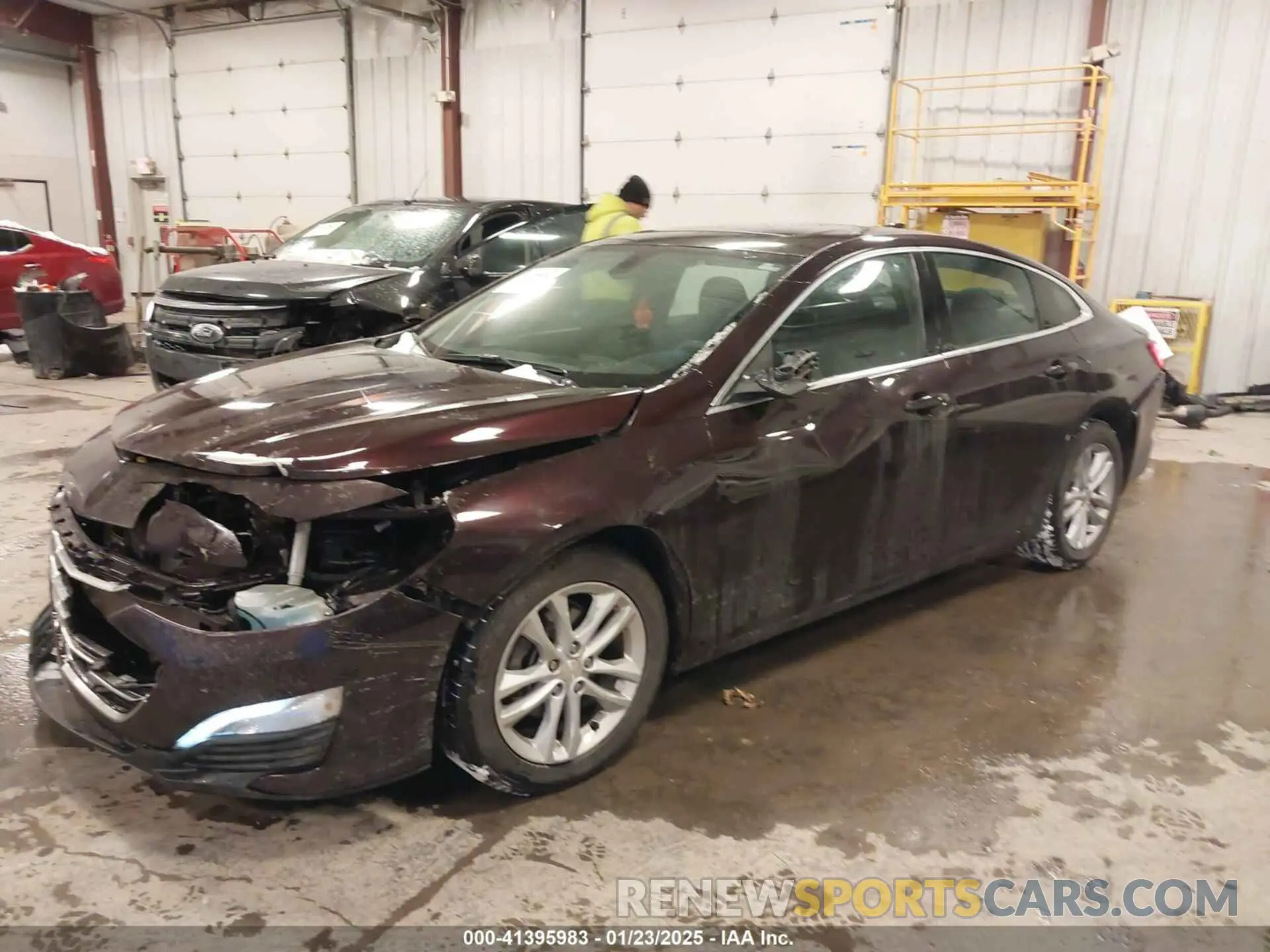 2 fotografías del automóvil dañado 1G1ZD5STXMF075770 CHEVROLET MALIBU 2021