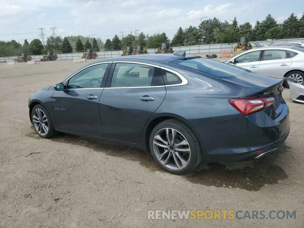 2 fotografías del automóvil dañado 1G1ZE5SX0MF018140 CHEVROLET MALIBU 2021