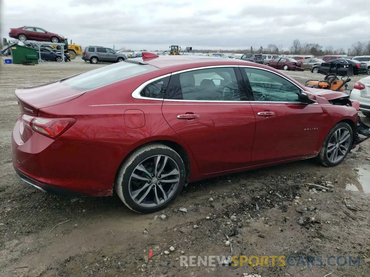 3 fotografías del automóvil dañado 1G1ZE5SX3MF043887 CHEVROLET MALIBU 2021