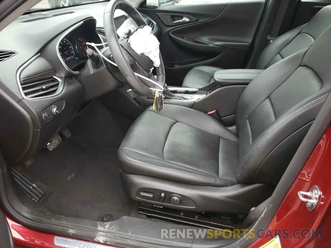 7 fotografías del automóvil dañado 1G1ZE5SX3MF043887 CHEVROLET MALIBU 2021