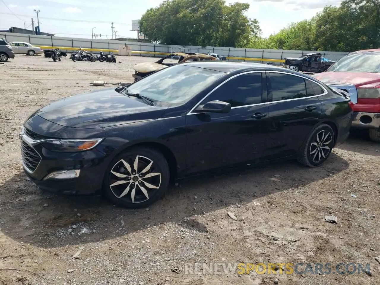 1 fotografías del automóvil dañado 1G1ZG5ST0MF047743 CHEVROLET MALIBU 2021