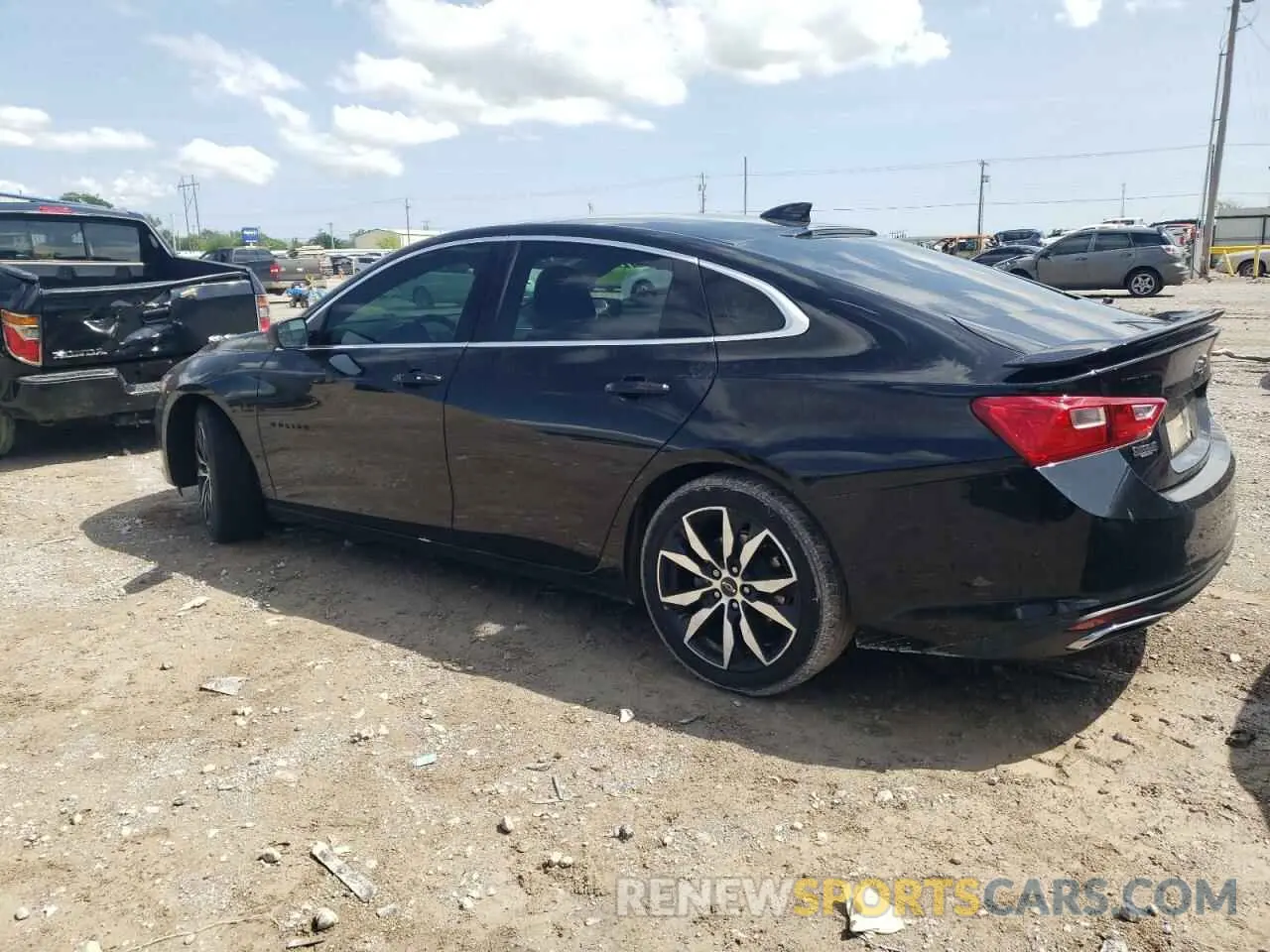 2 fotografías del automóvil dañado 1G1ZG5ST0MF047743 CHEVROLET MALIBU 2021