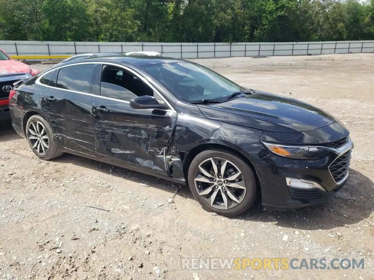 4 fotografías del automóvil dañado 1G1ZG5ST0MF047743 CHEVROLET MALIBU 2021