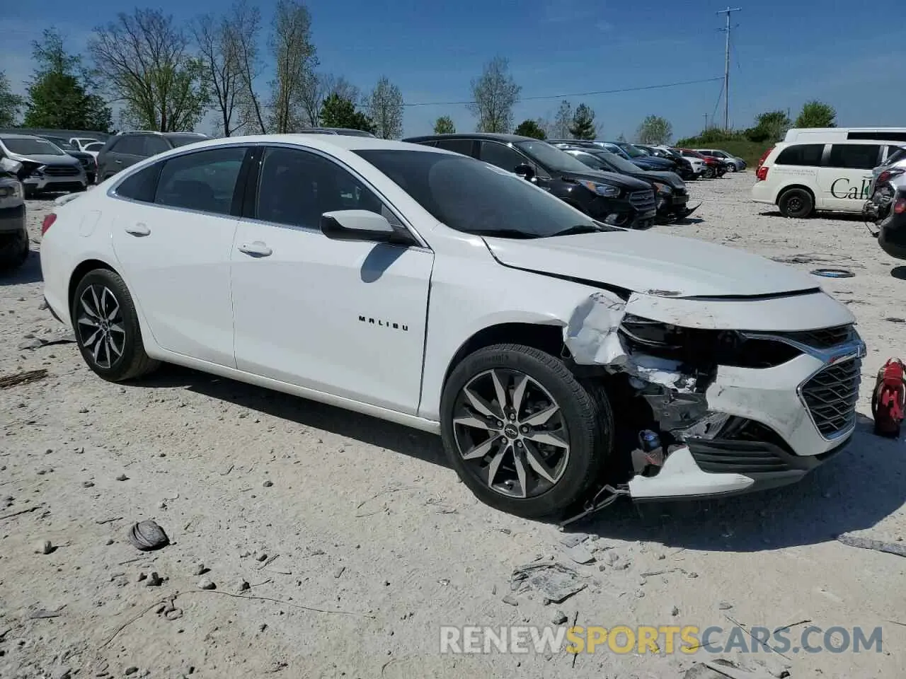 4 fotografías del automóvil dañado 1G1ZG5ST4MF041038 CHEVROLET MALIBU 2021